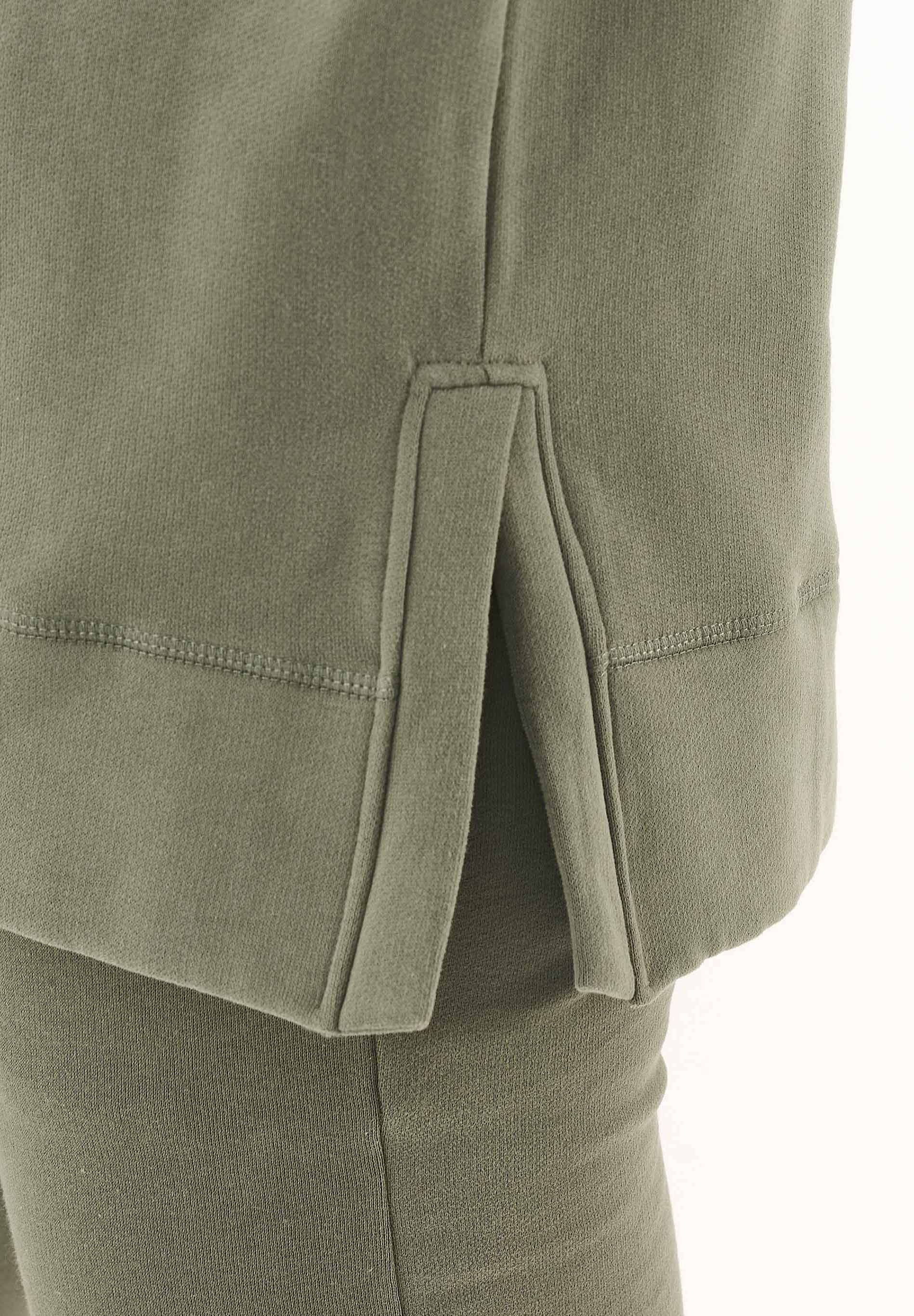 Sweathoodie aus Bio-Baumwolle mit Ballonärmeln