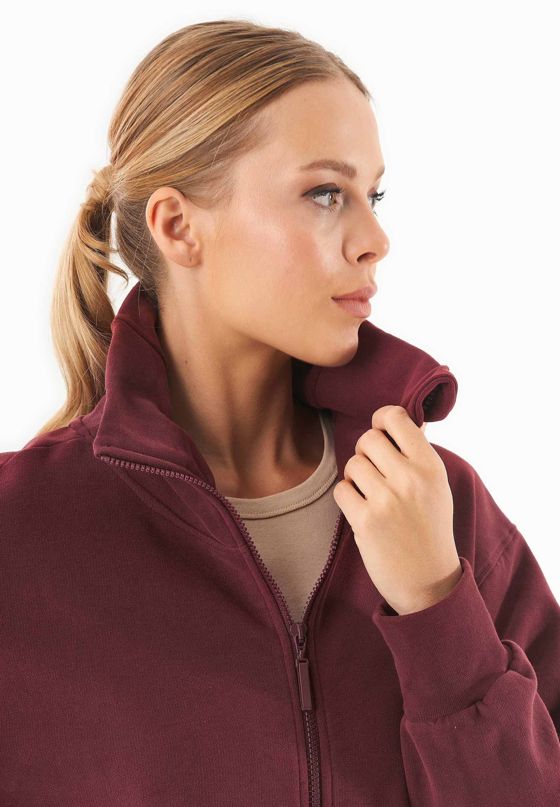 Soft Touch Sweatjacke aus Bio-Baumwolle