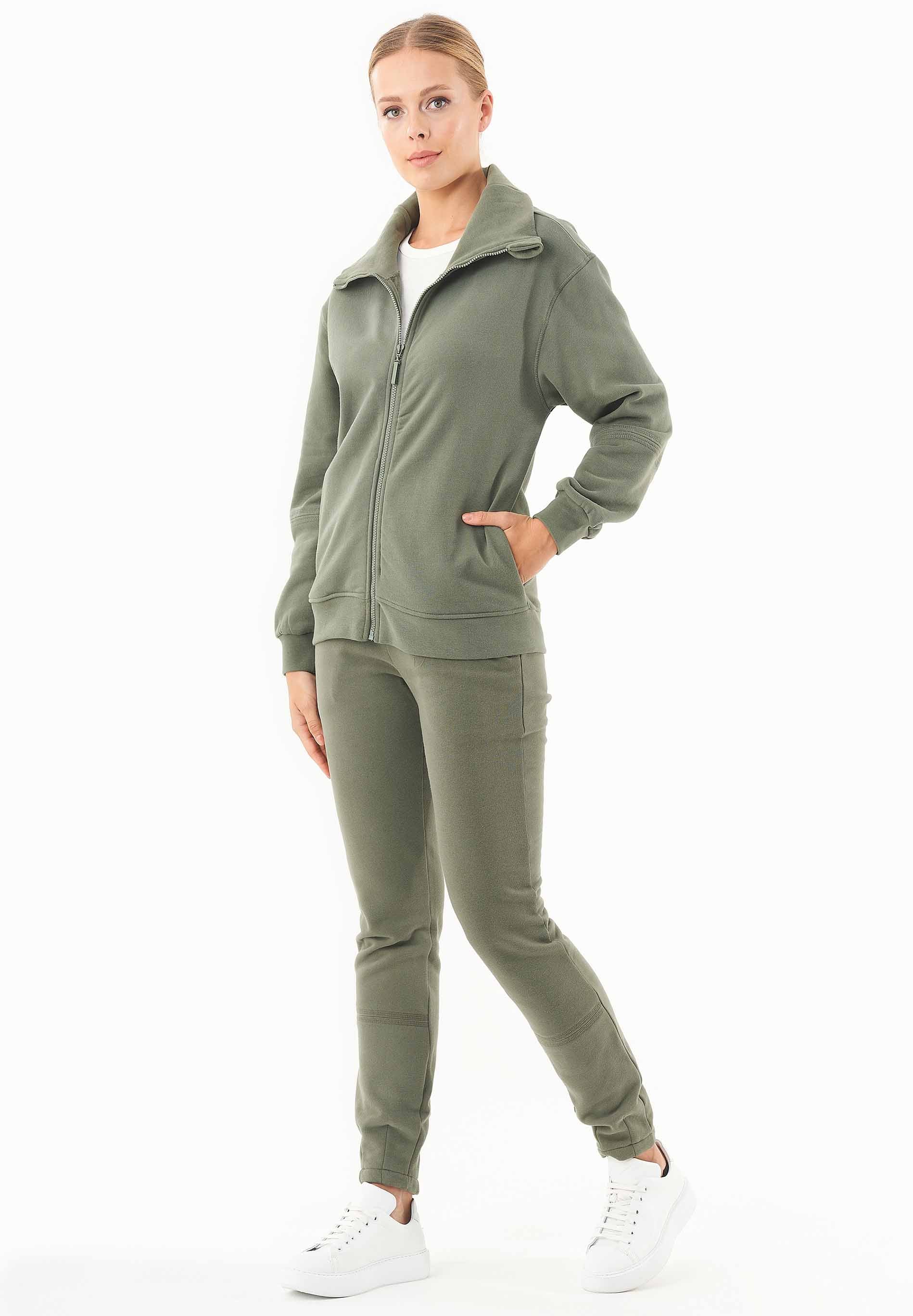 Soft Touch Sweatjacke aus Bio-Baumwolle