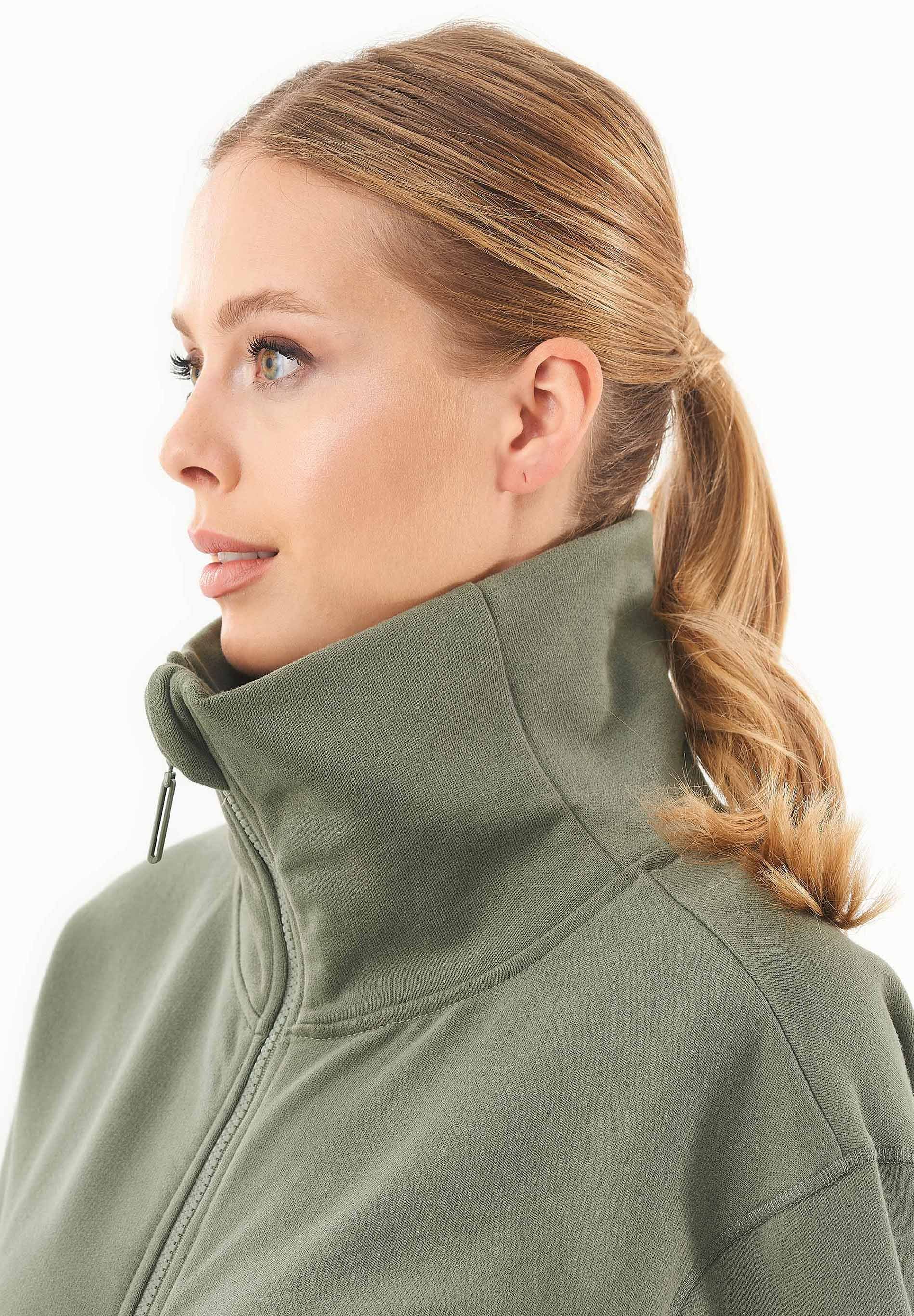 Soft Touch Sweatjacke aus Bio-Baumwolle