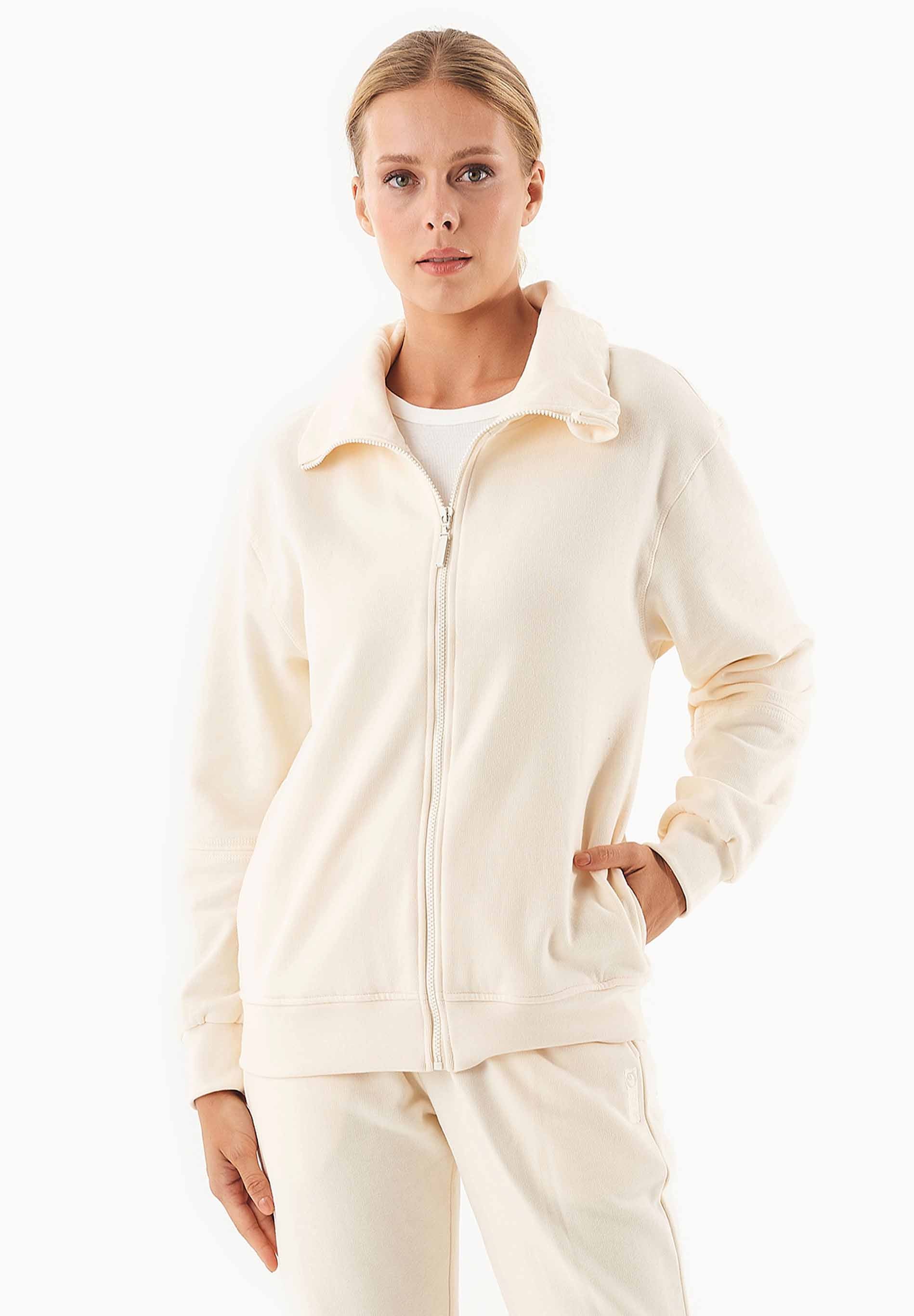 Soft Touch Sweatjacke aus Bio-Baumwolle