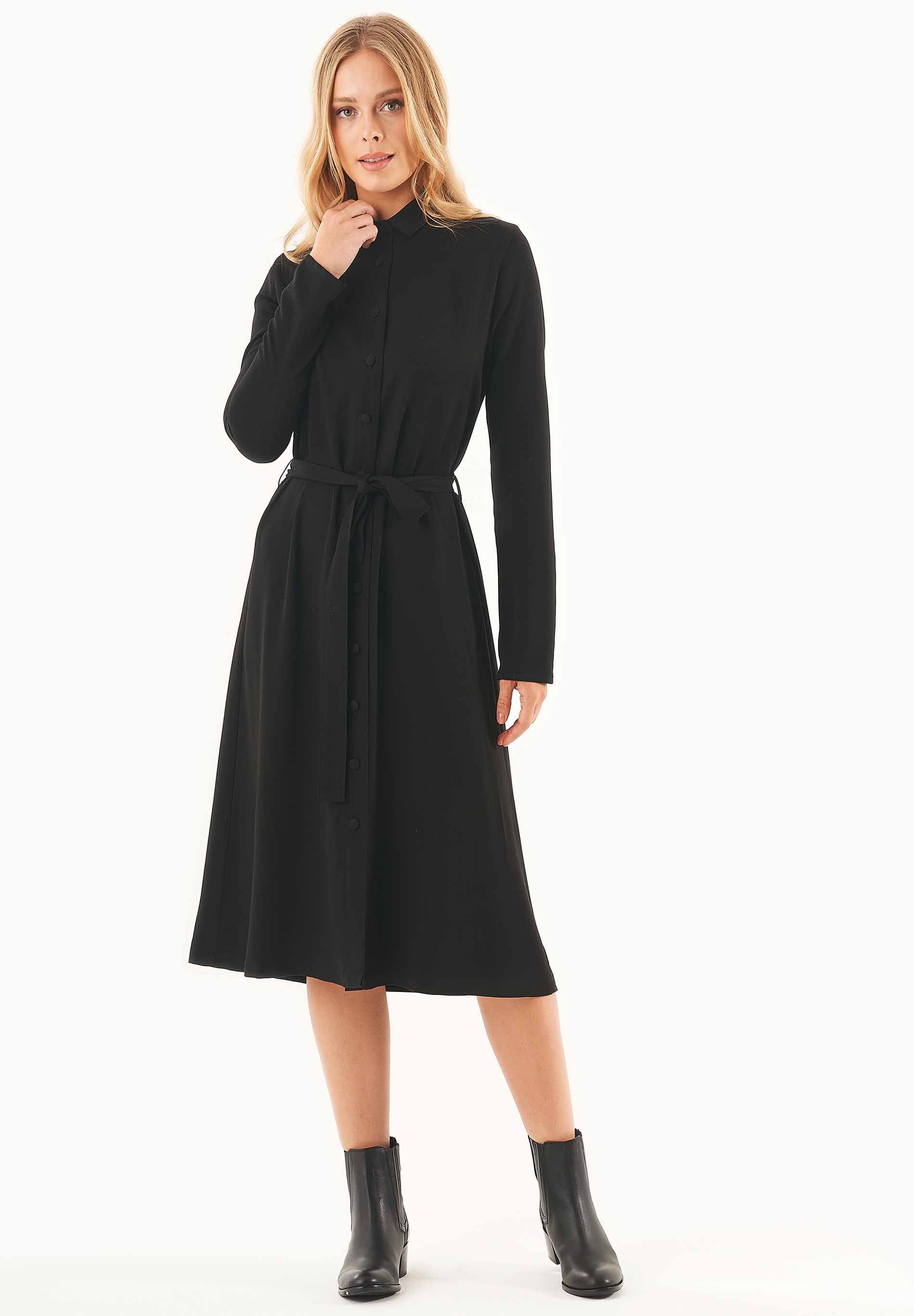 Hemdblusenkleid aus LENZING™ ECOVERO™