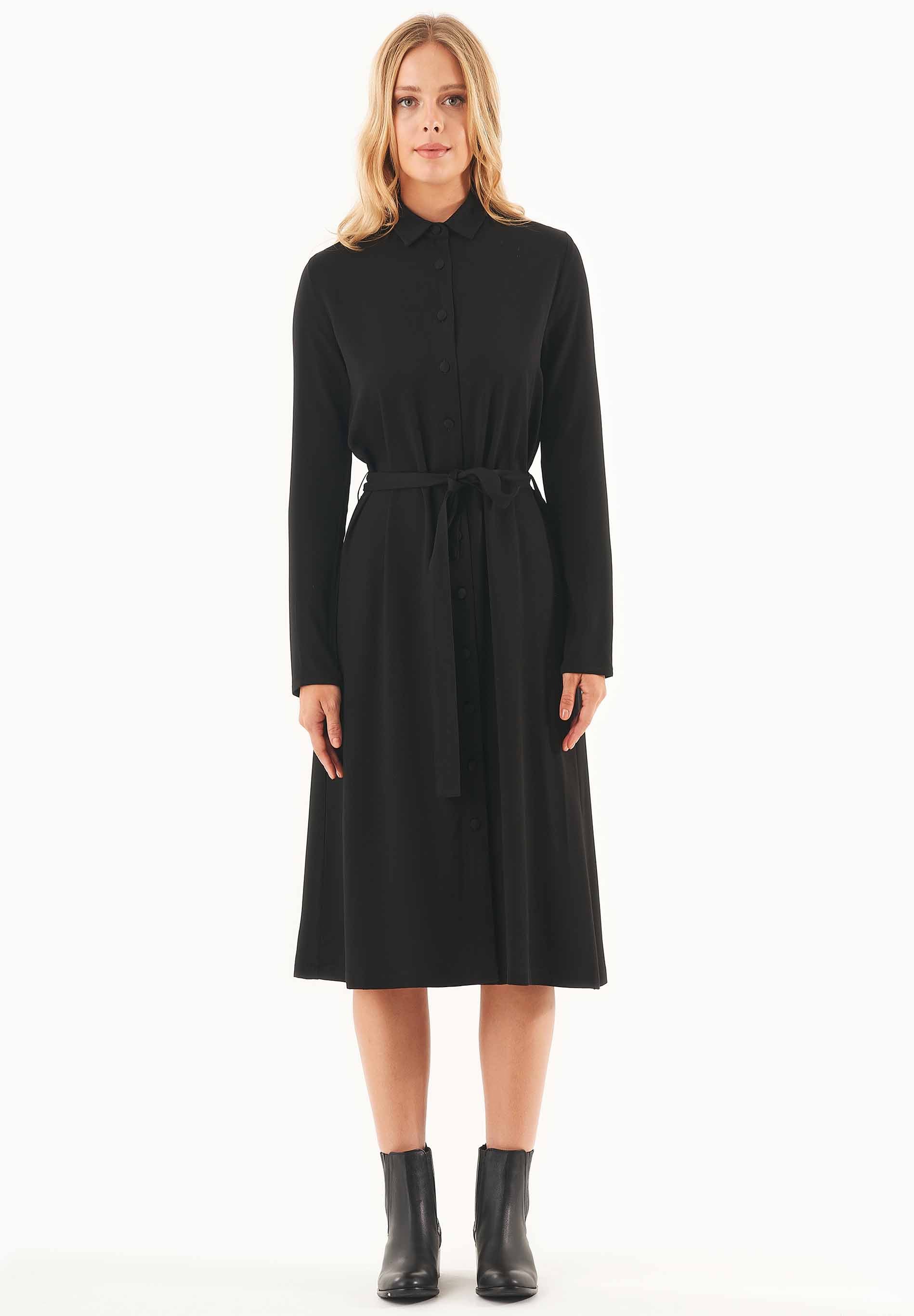 Hemdblusenkleid aus LENZING™ ECOVERO™