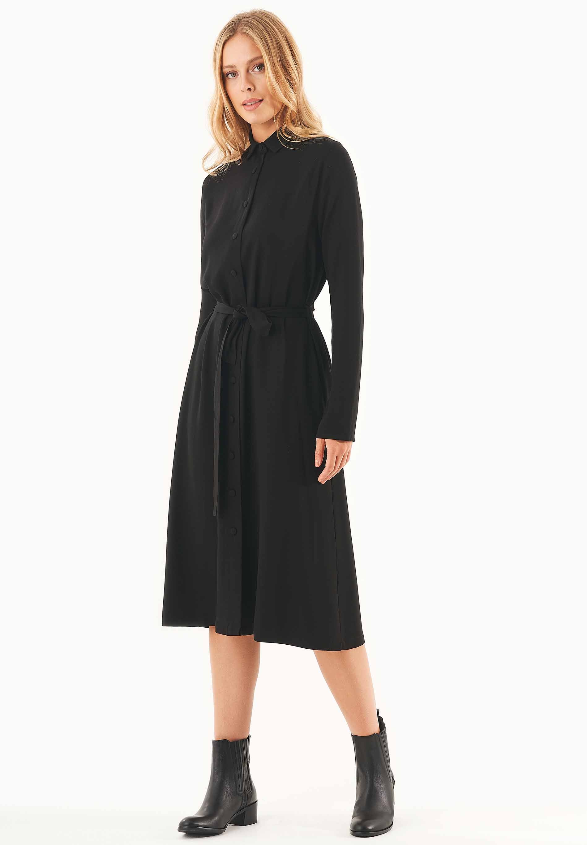 Hemdblusenkleid aus LENZING™ ECOVERO™