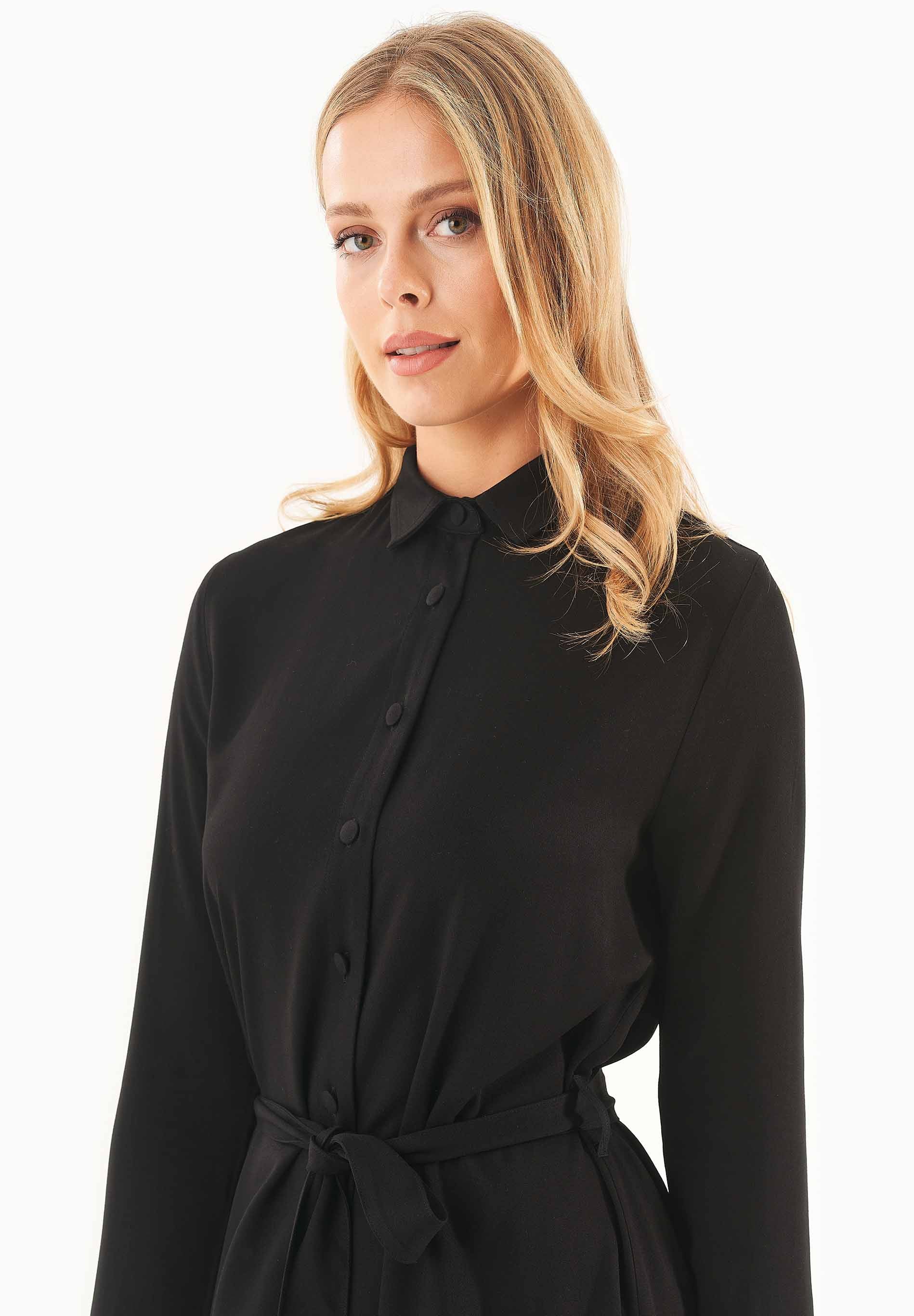 Hemdblusenkleid aus LENZING™ ECOVERO™