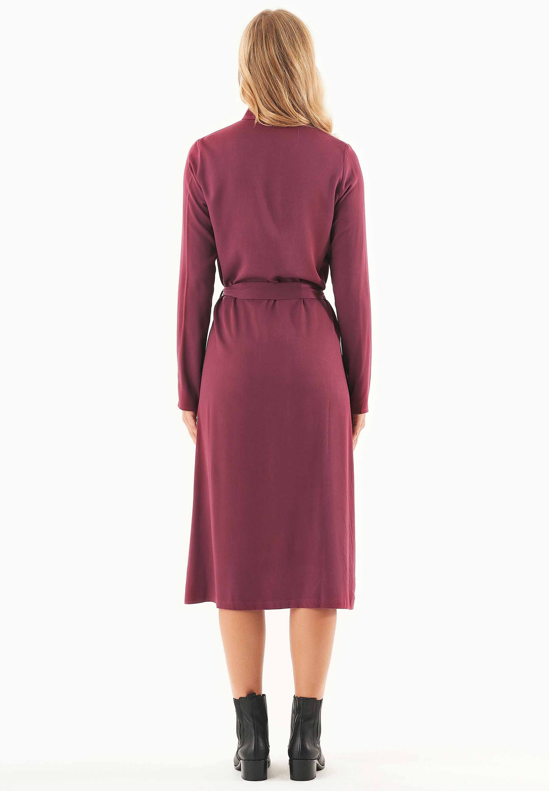 Hemdblusenkleid aus LENZING™ ECOVERO™