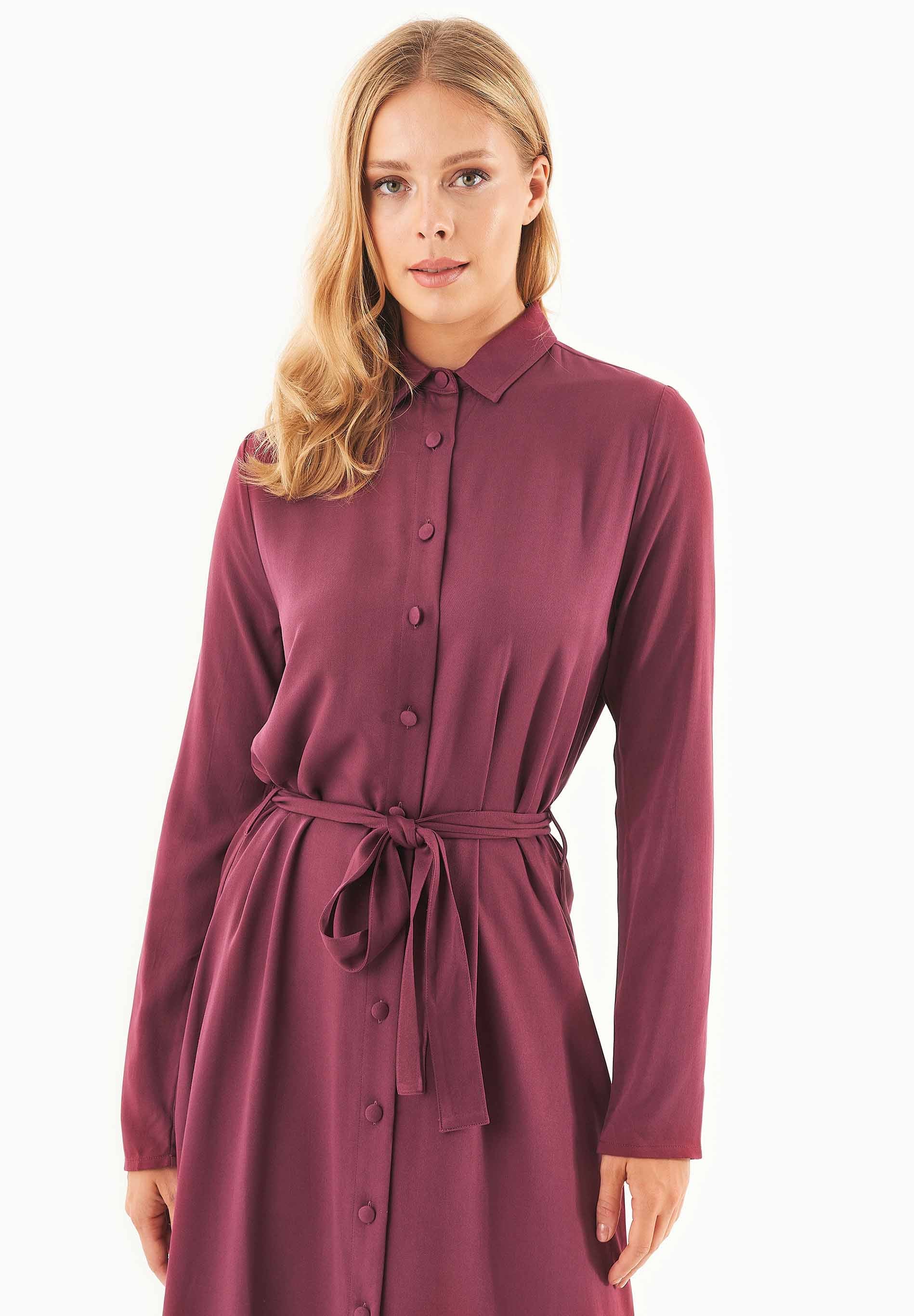 Hemdblusenkleid aus LENZING™ ECOVERO™