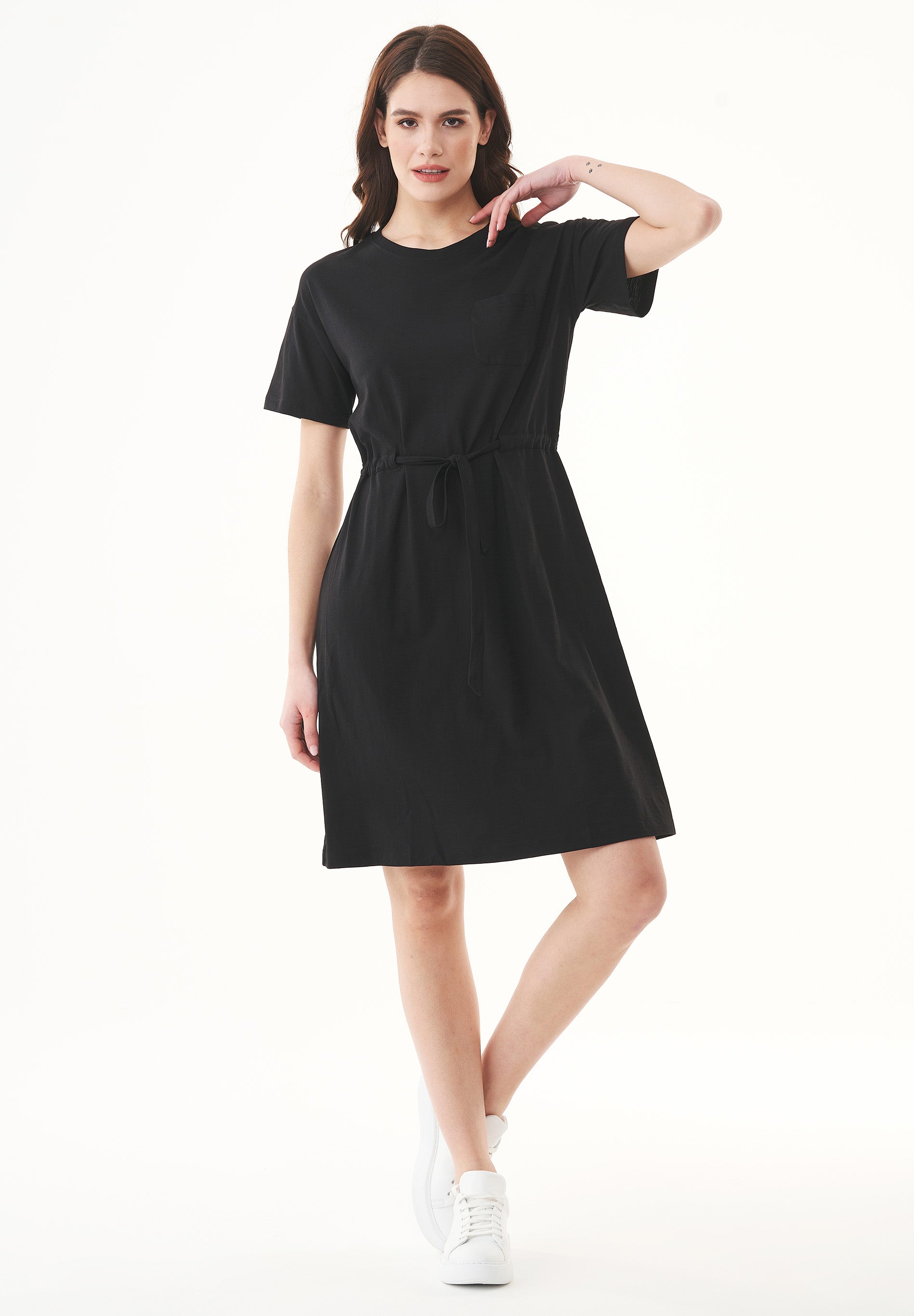 Slub-Jersey-Kleid aus Bio-Baumwolle