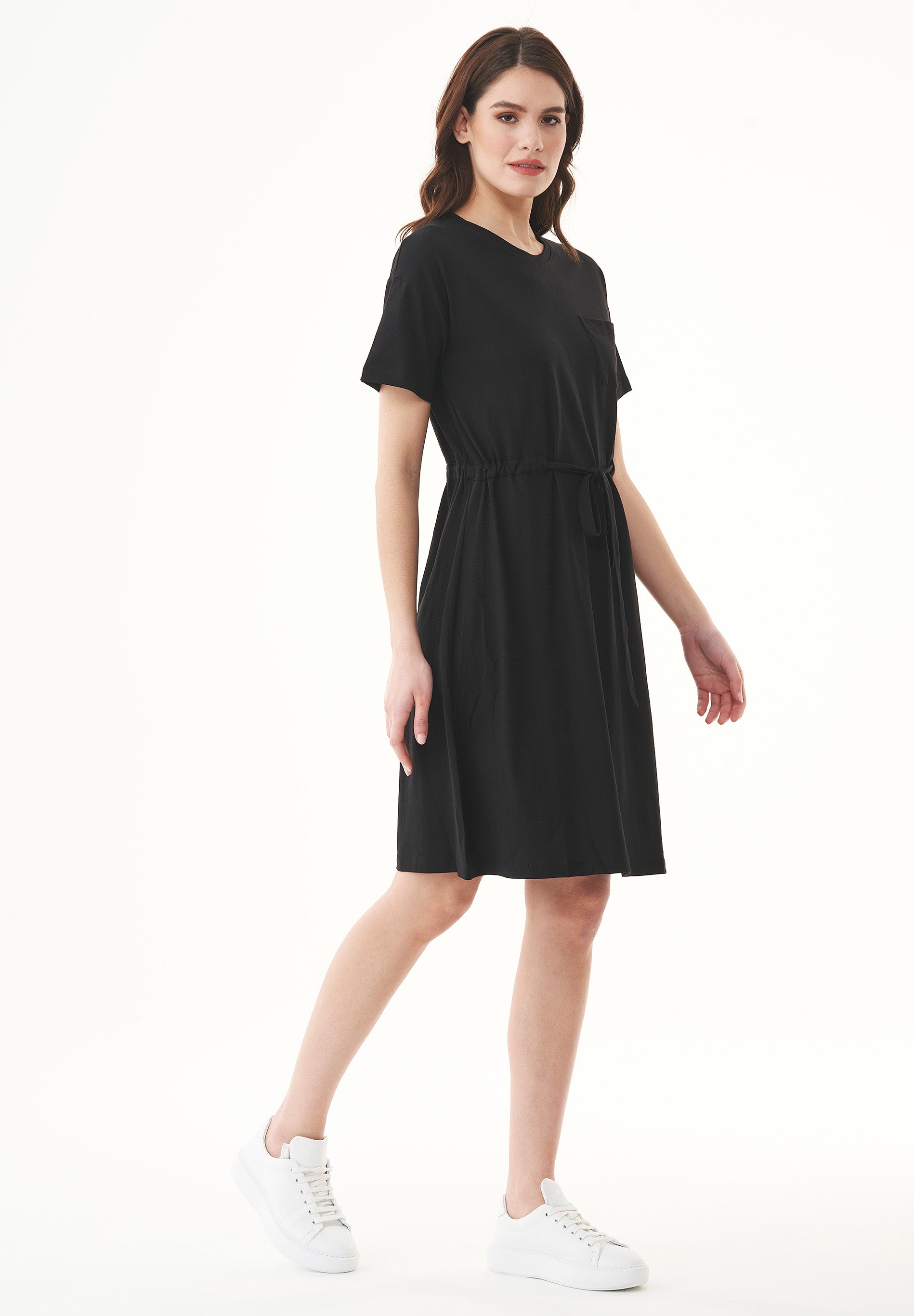 Slub-Jersey-Kleid aus Bio-Baumwolle