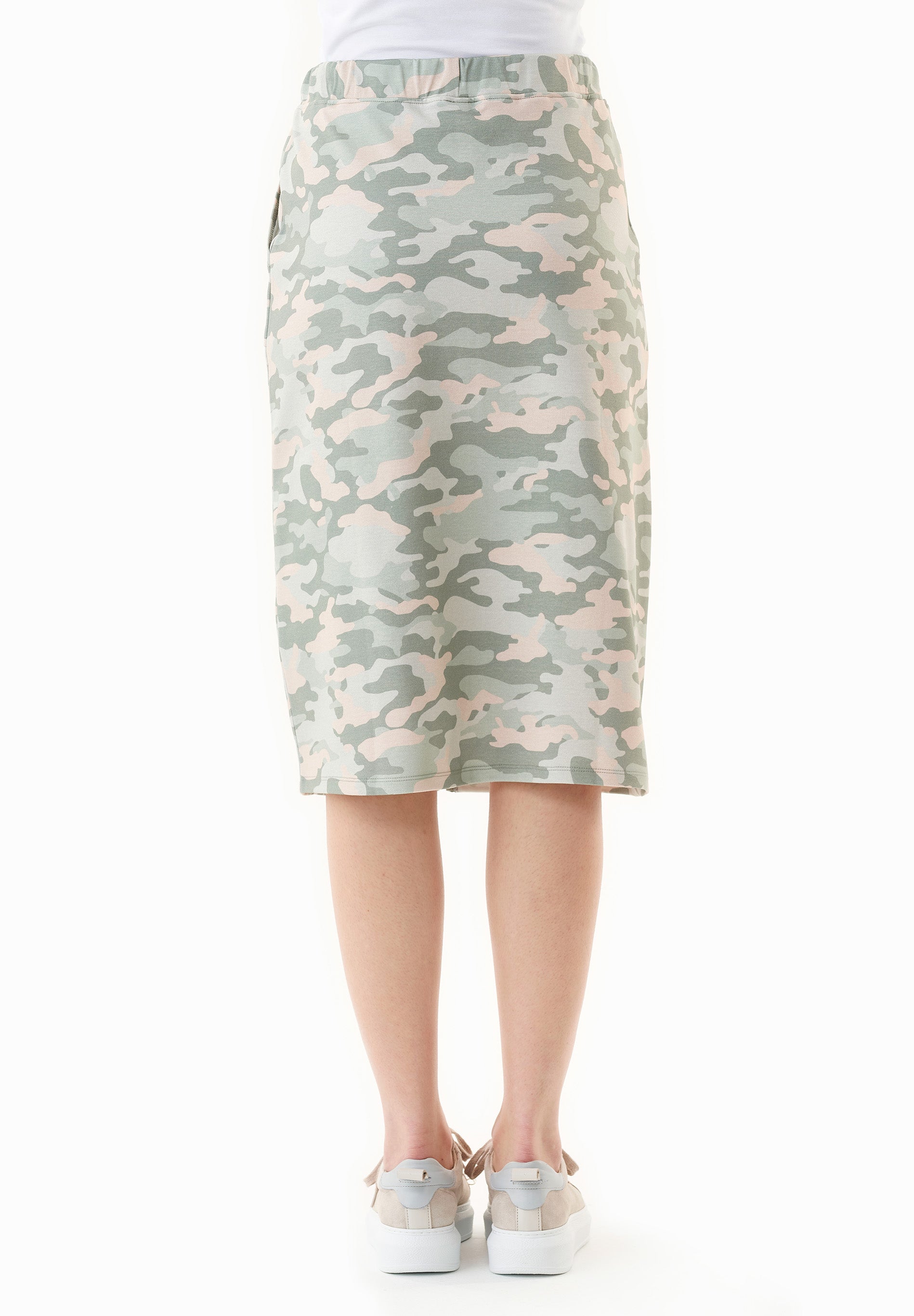 Rock aus Bio-Baumwolle mit Camouflage-Muster