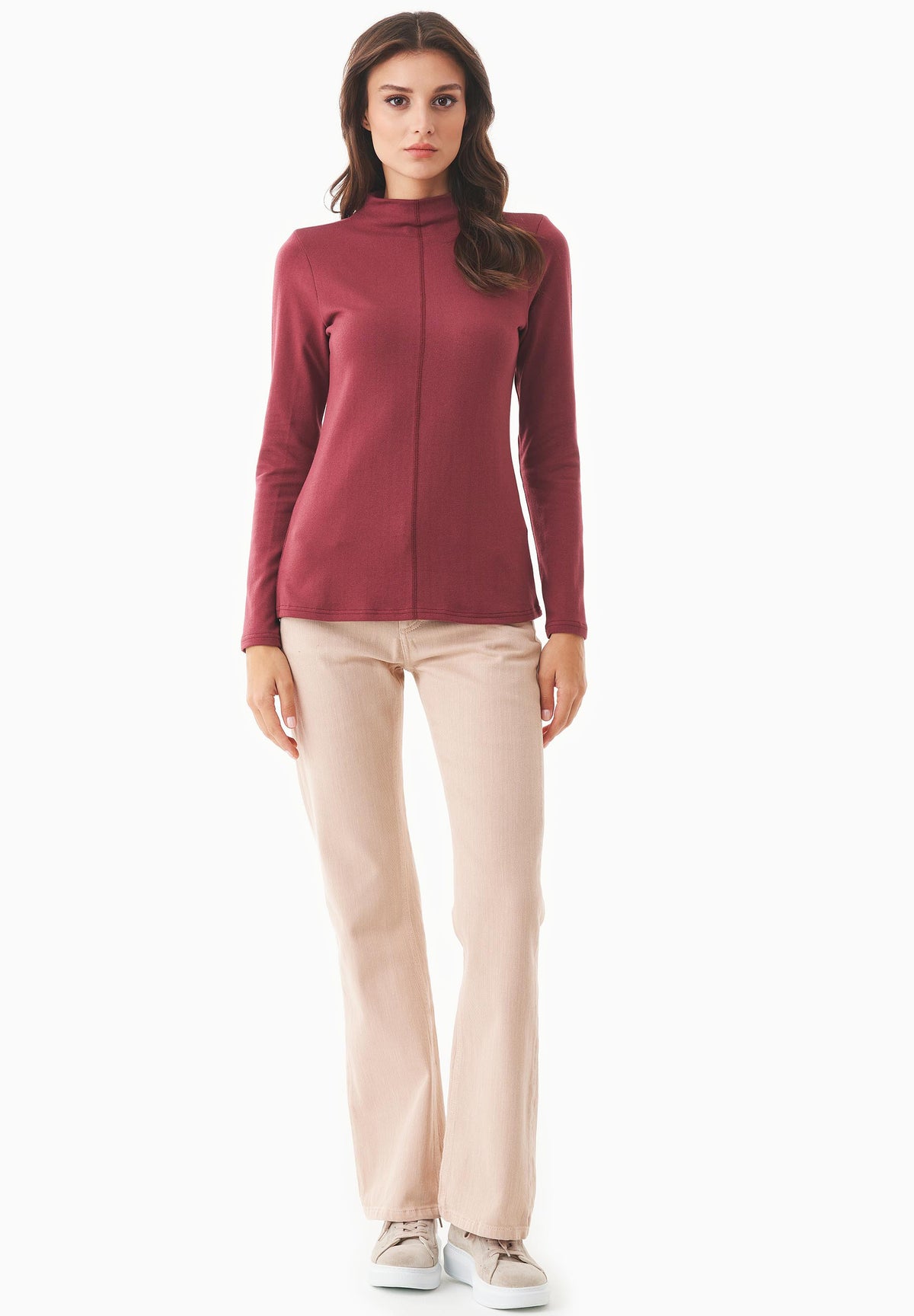 Langarmshirt aus Bio-Baumwolle und TENCEL™ Modal – Ansicht 2