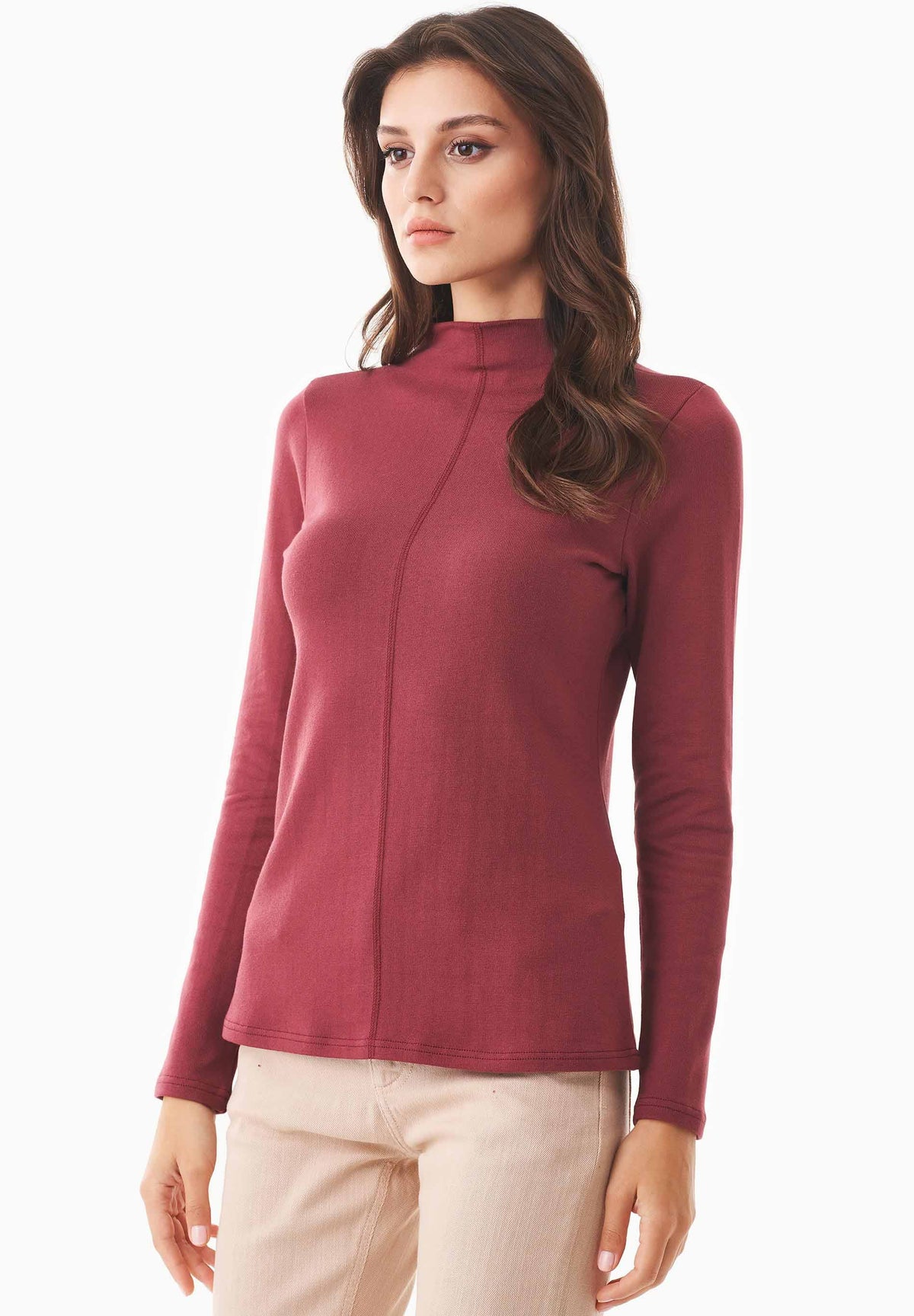 Langarmshirt aus Bio-Baumwolle und TENCEL™ Modal – Ansicht 4