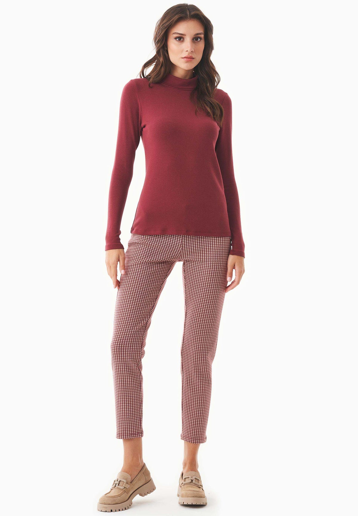Rollkragenshirt aus Bio-Baumwolle und TENCEL™ Modal – Ansicht 2