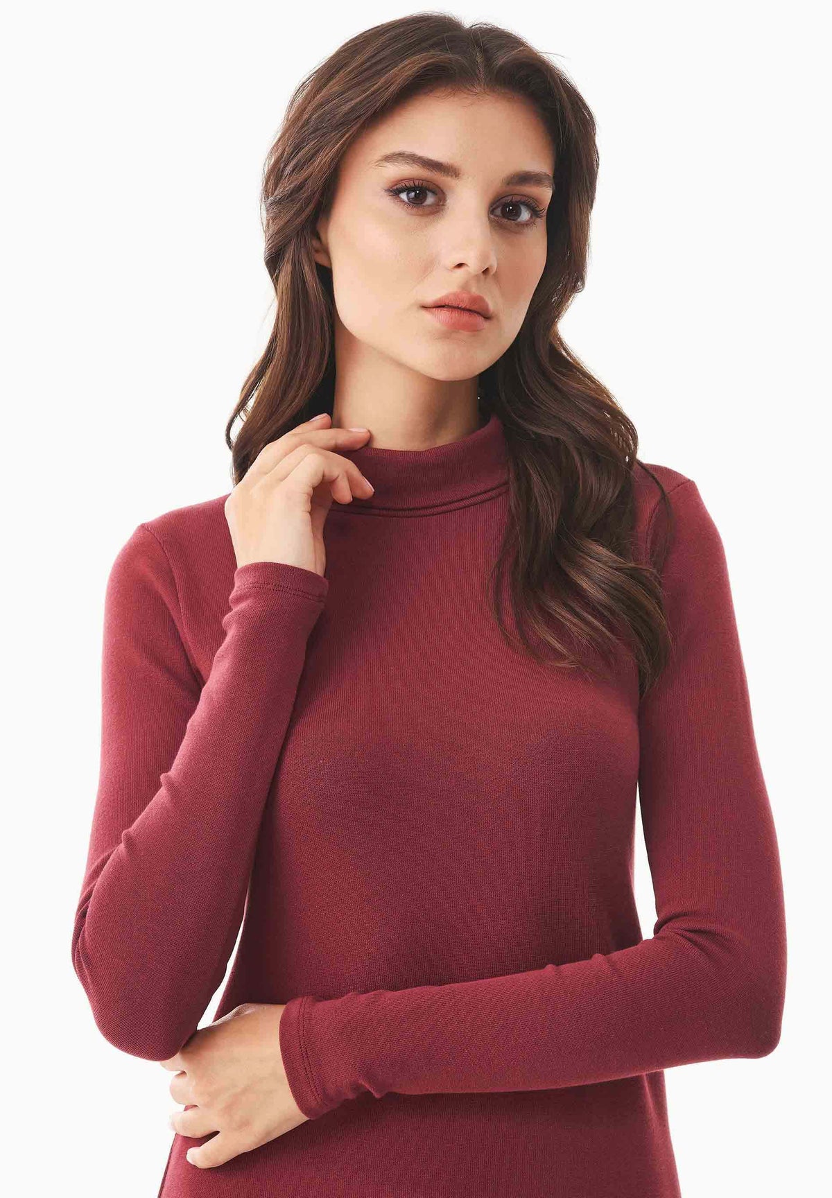 Rollkragenshirt aus Bio-Baumwolle und TENCEL™ Modal – Ansicht 6
