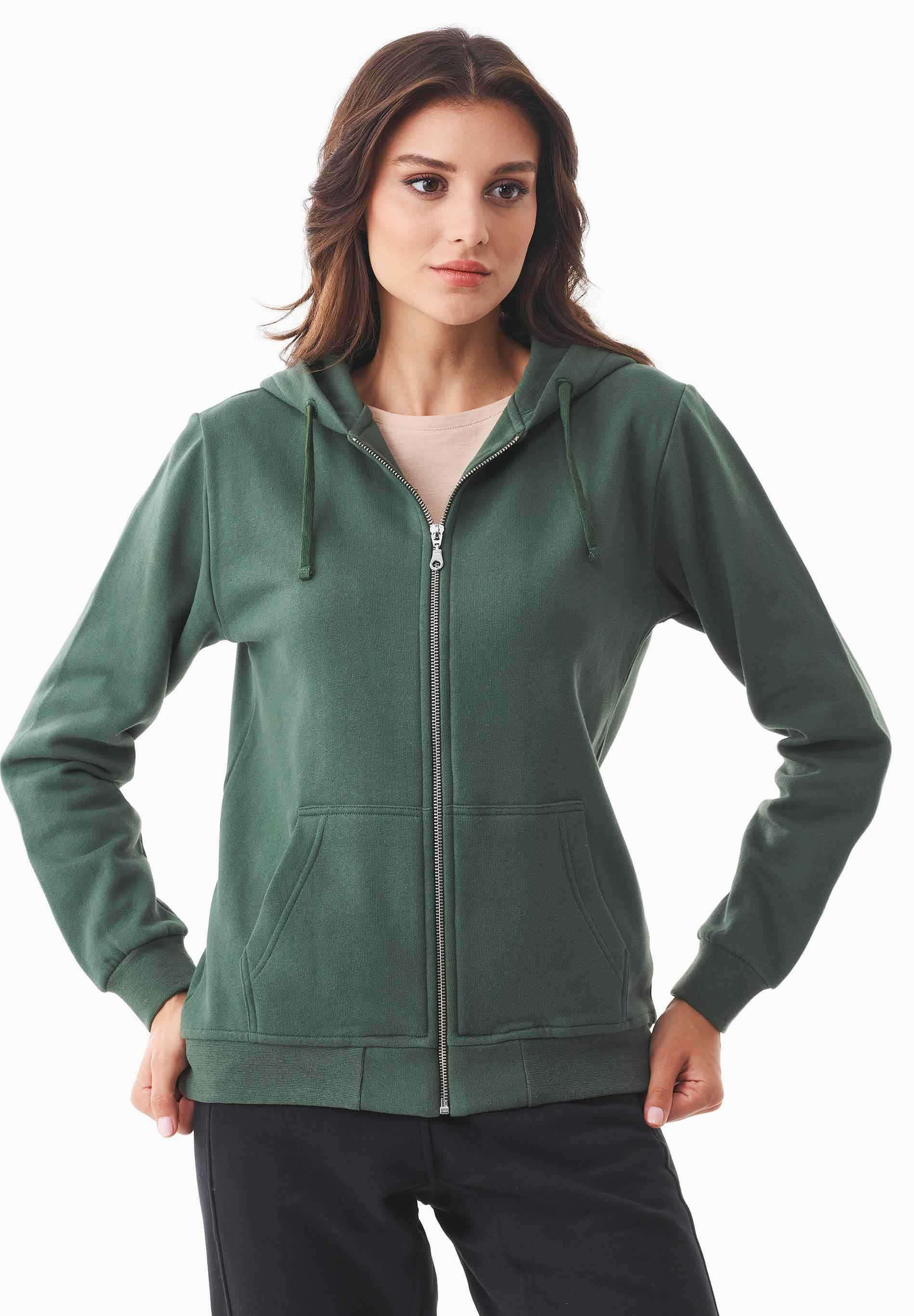 Soft Touch Sweatjacke aus Bio-Baumwolle