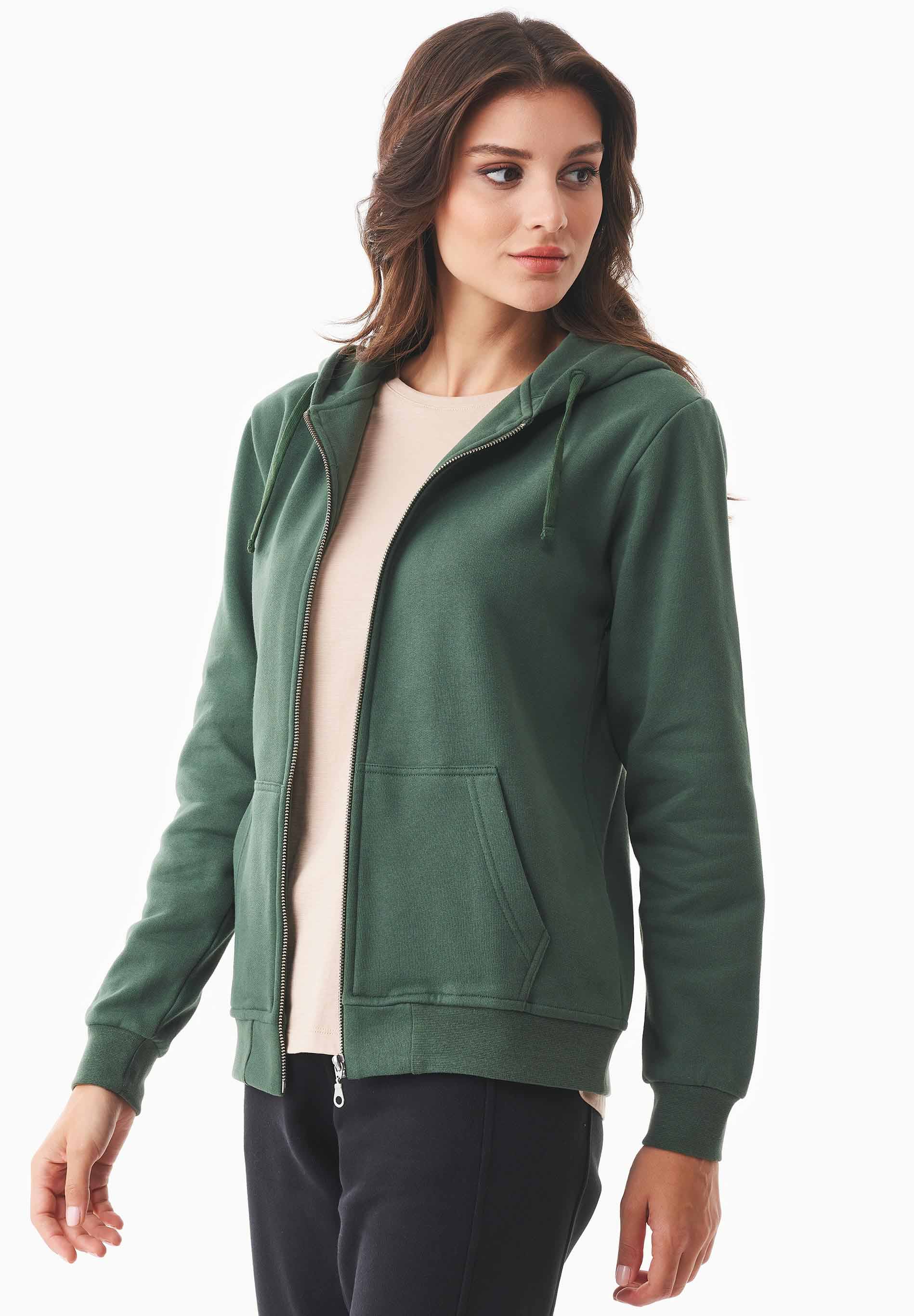 Soft Touch Sweatjacke aus Bio-Baumwolle