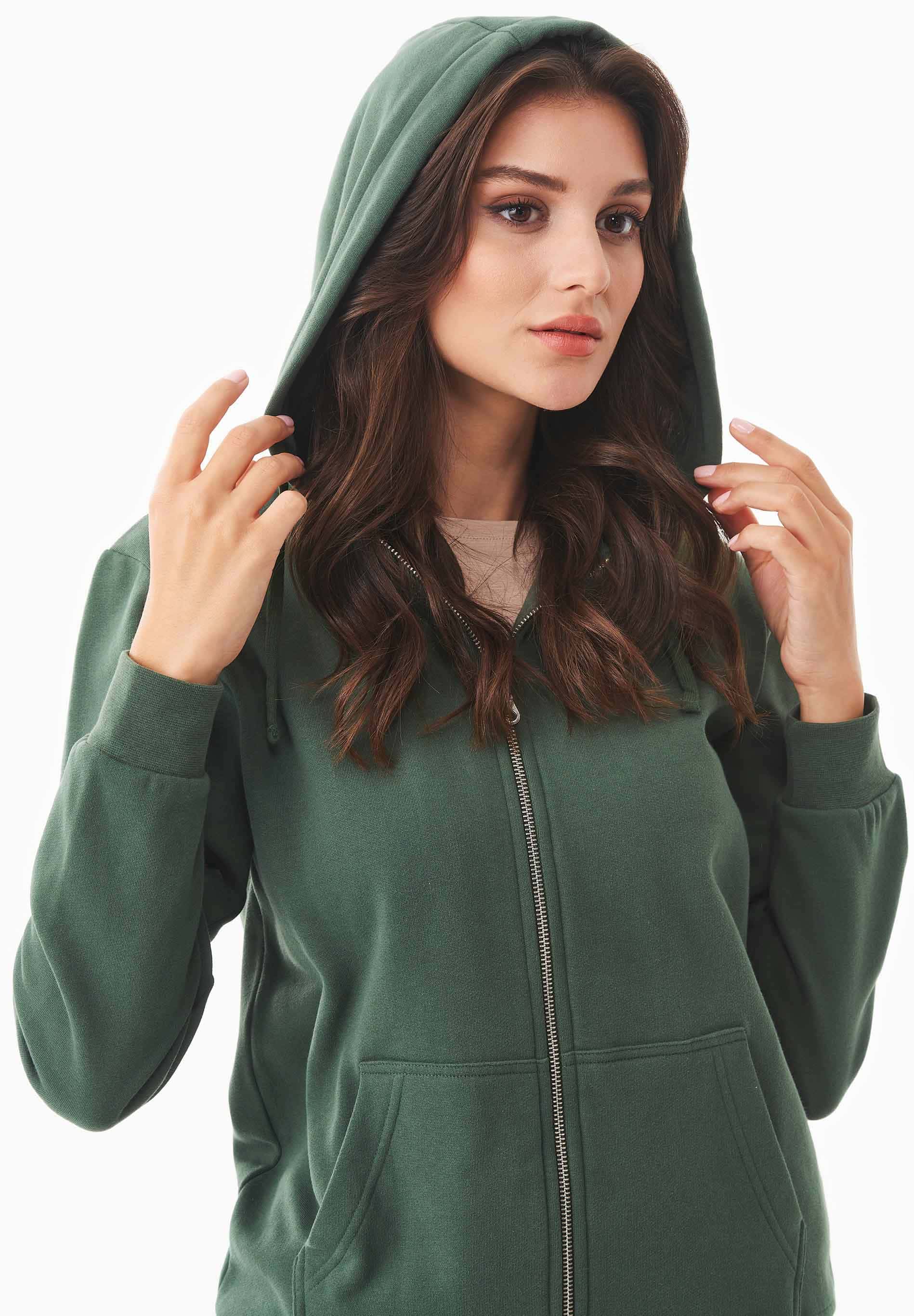 Soft Touch Sweatjacke aus Bio-Baumwolle