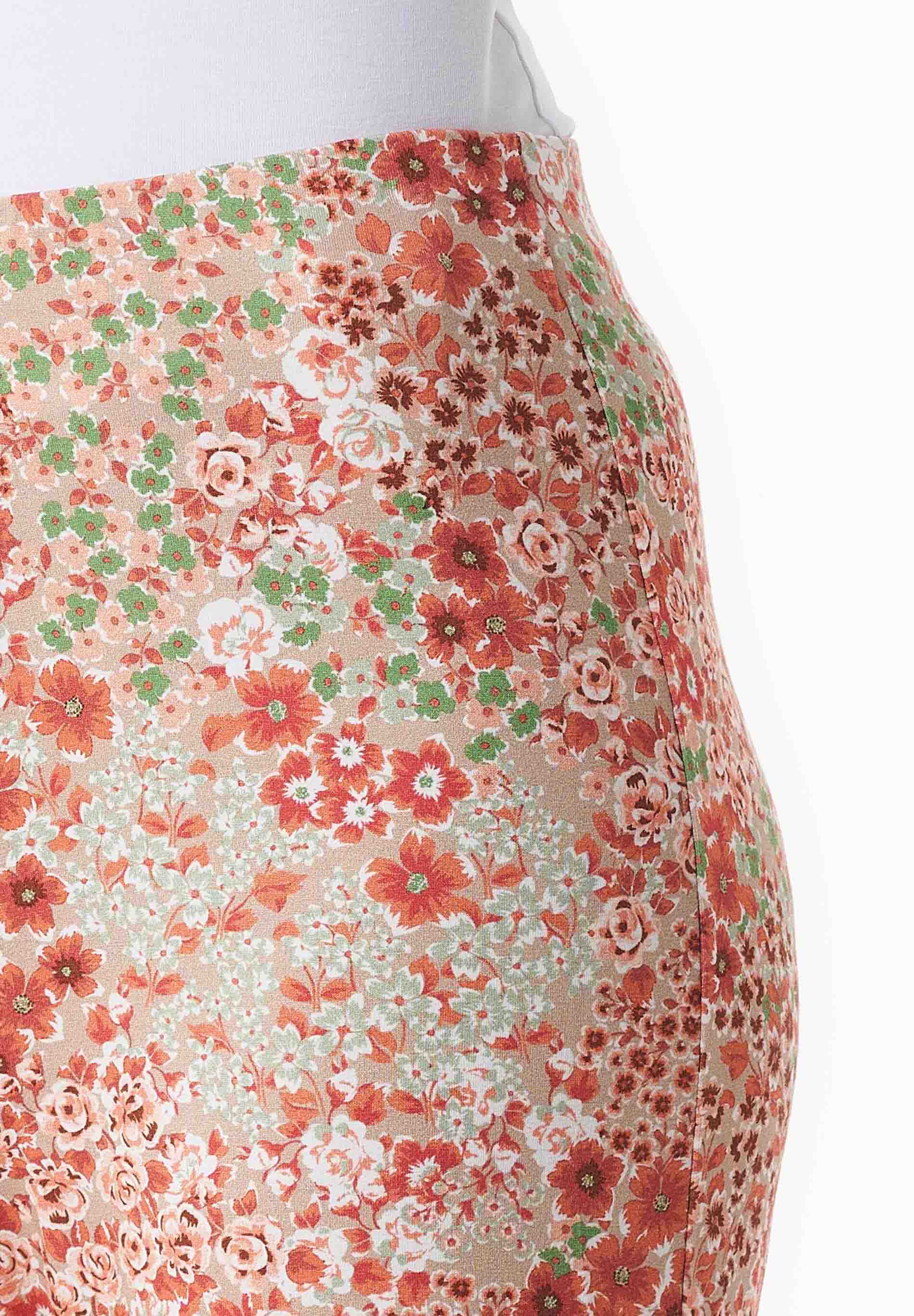 Jerseyhose aus LENZING™ ECOVERO™ mit Blumenmuster