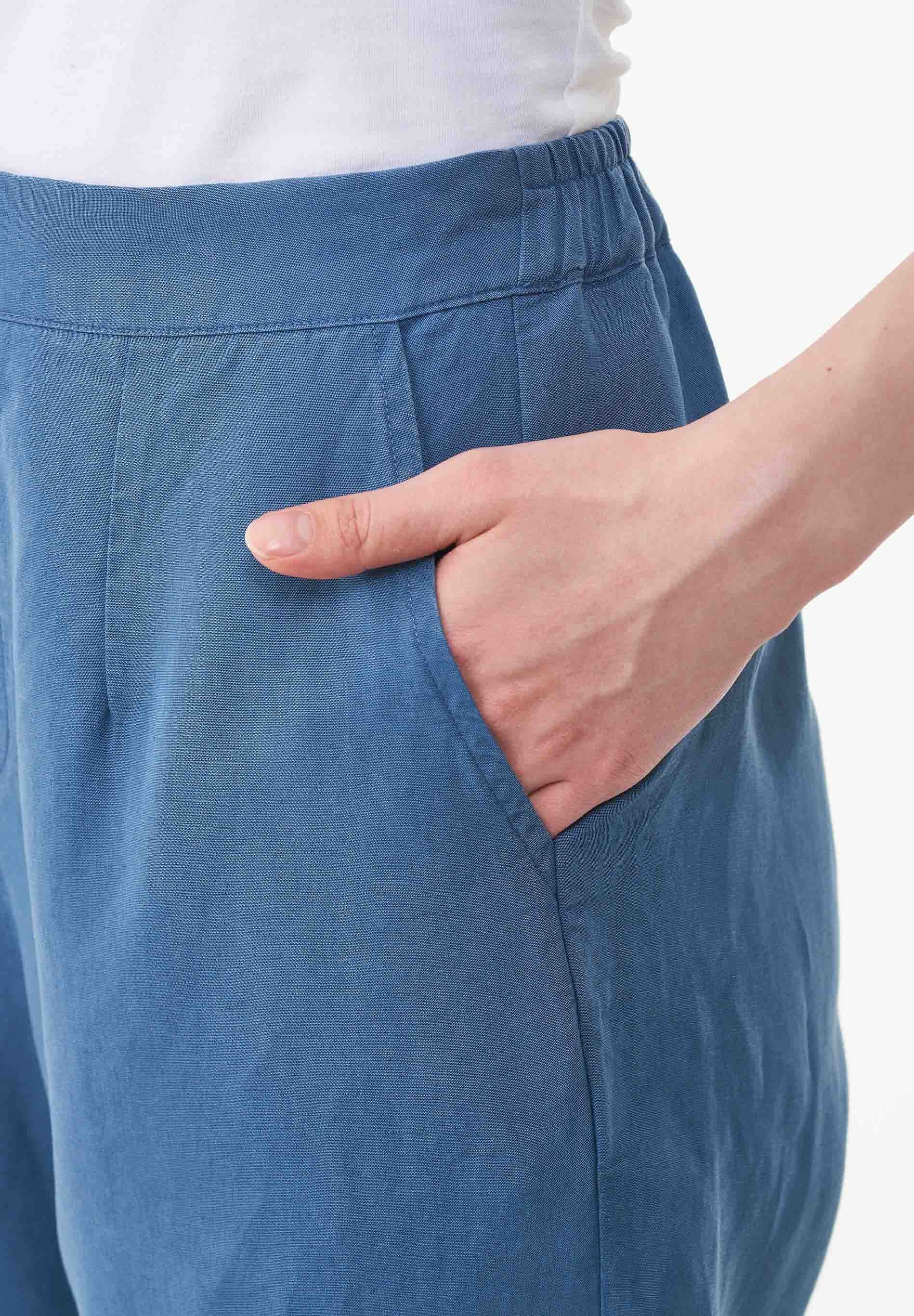 Hose aus TENCEL™ Lyocell und Leinen