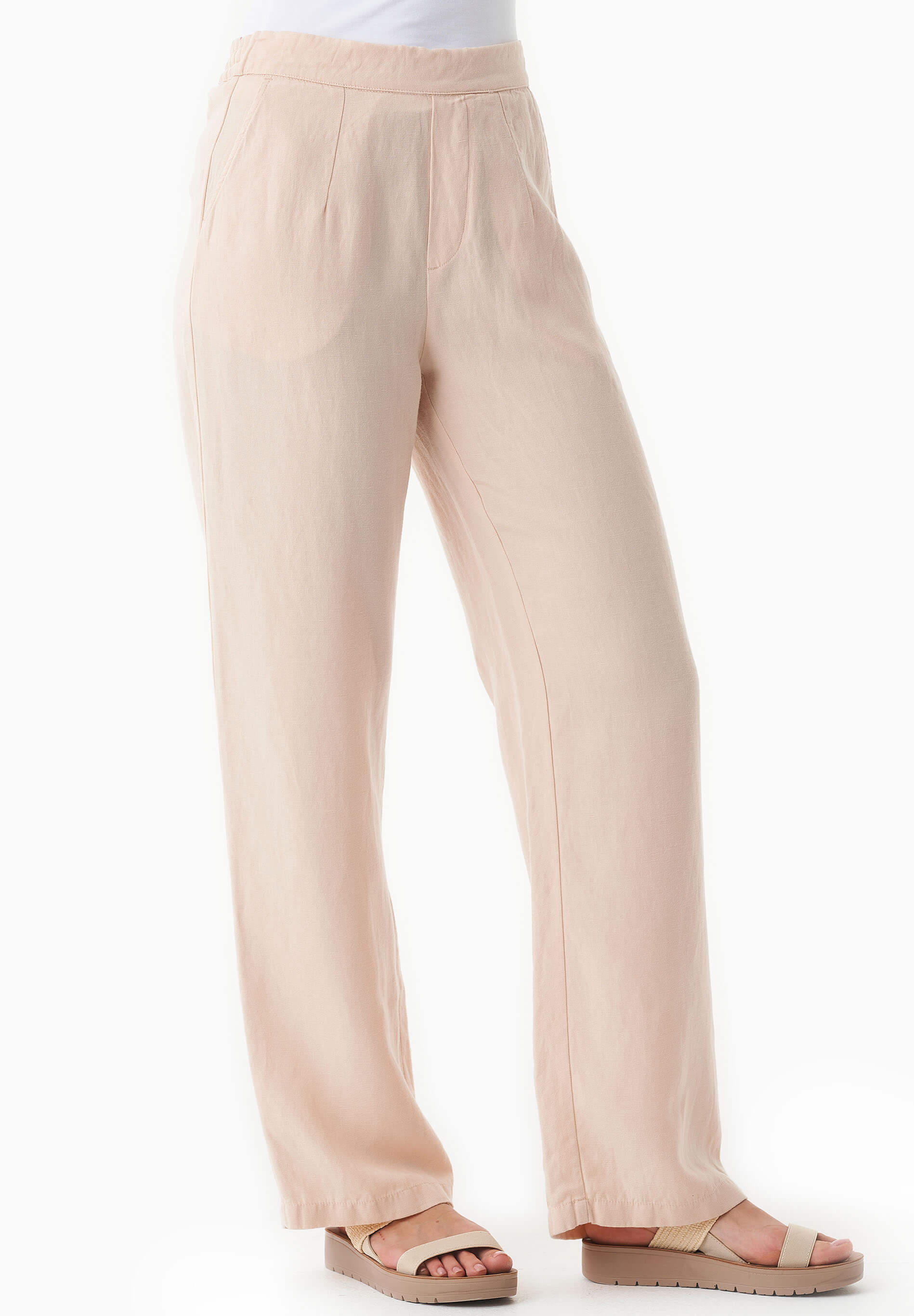 Hose aus TENCEL™ Lyocell und Leinen