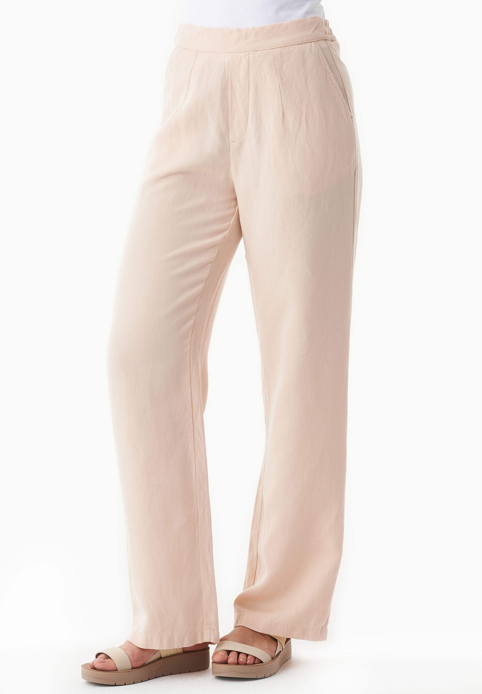 Hose aus TENCEL™ Lyocell und Leinen