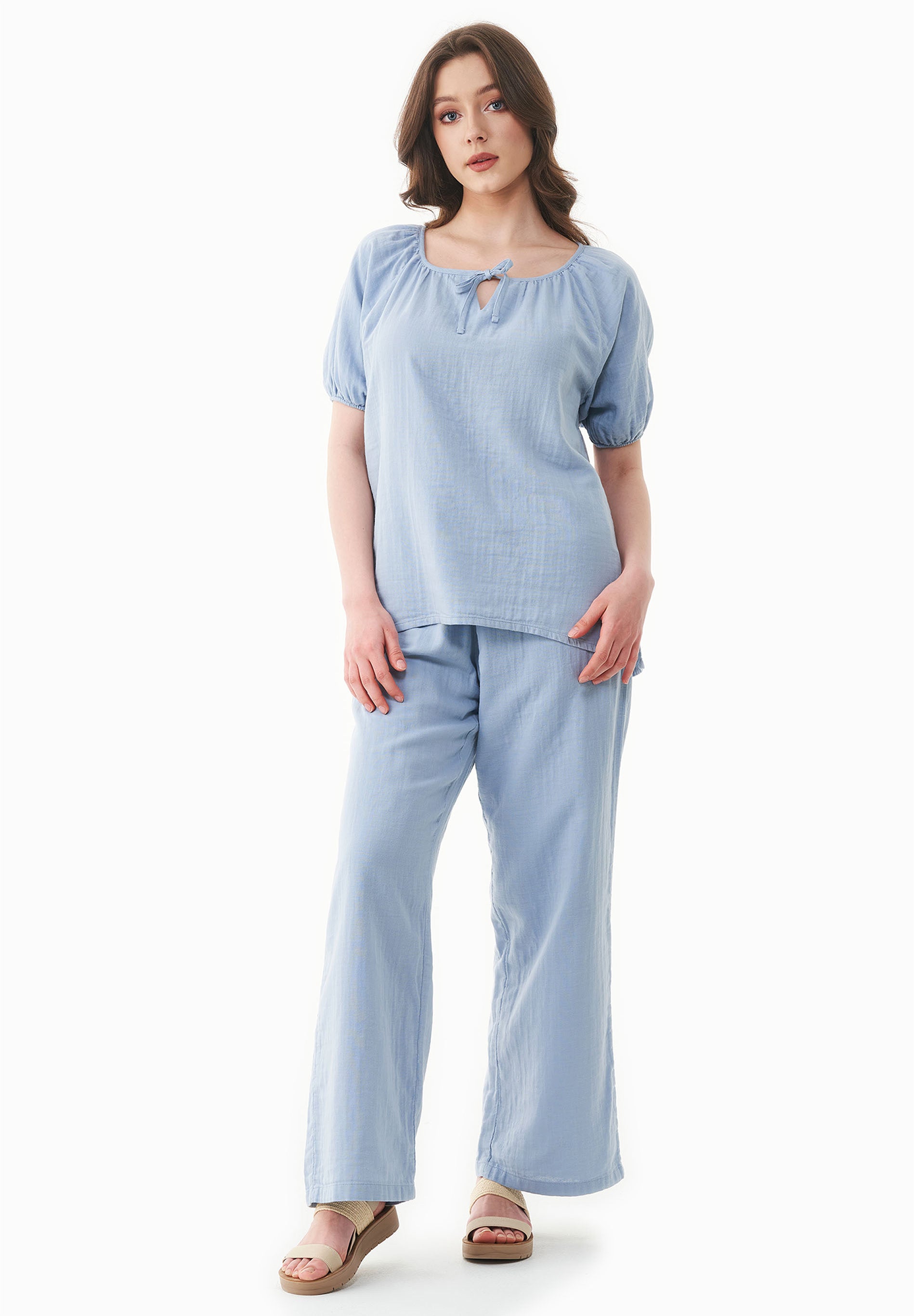 Musselin Bluse aus Bio-Baumwolle