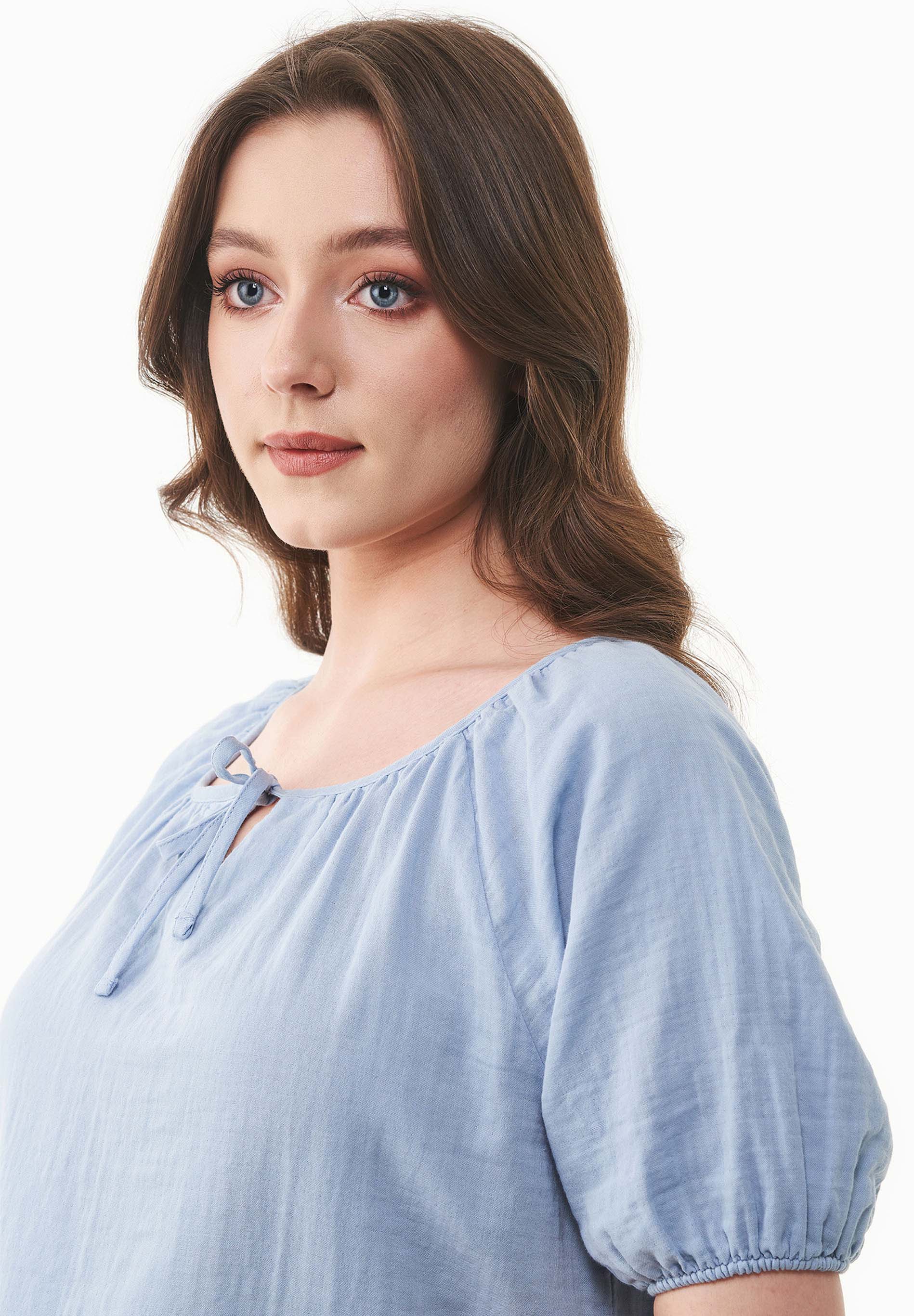 Musselin Bluse aus Bio-Baumwolle