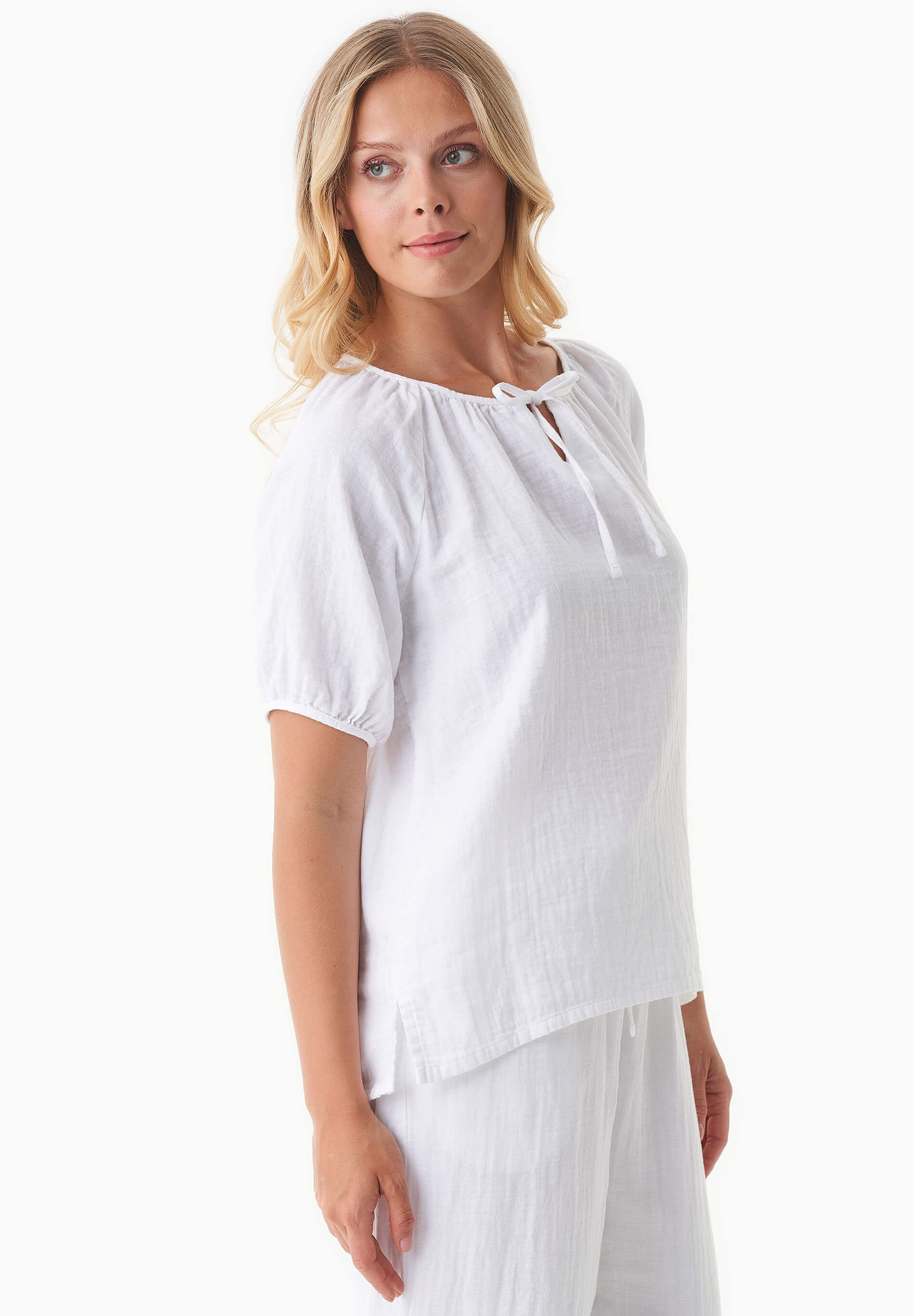 Musselin Bluse aus Bio-Baumwolle