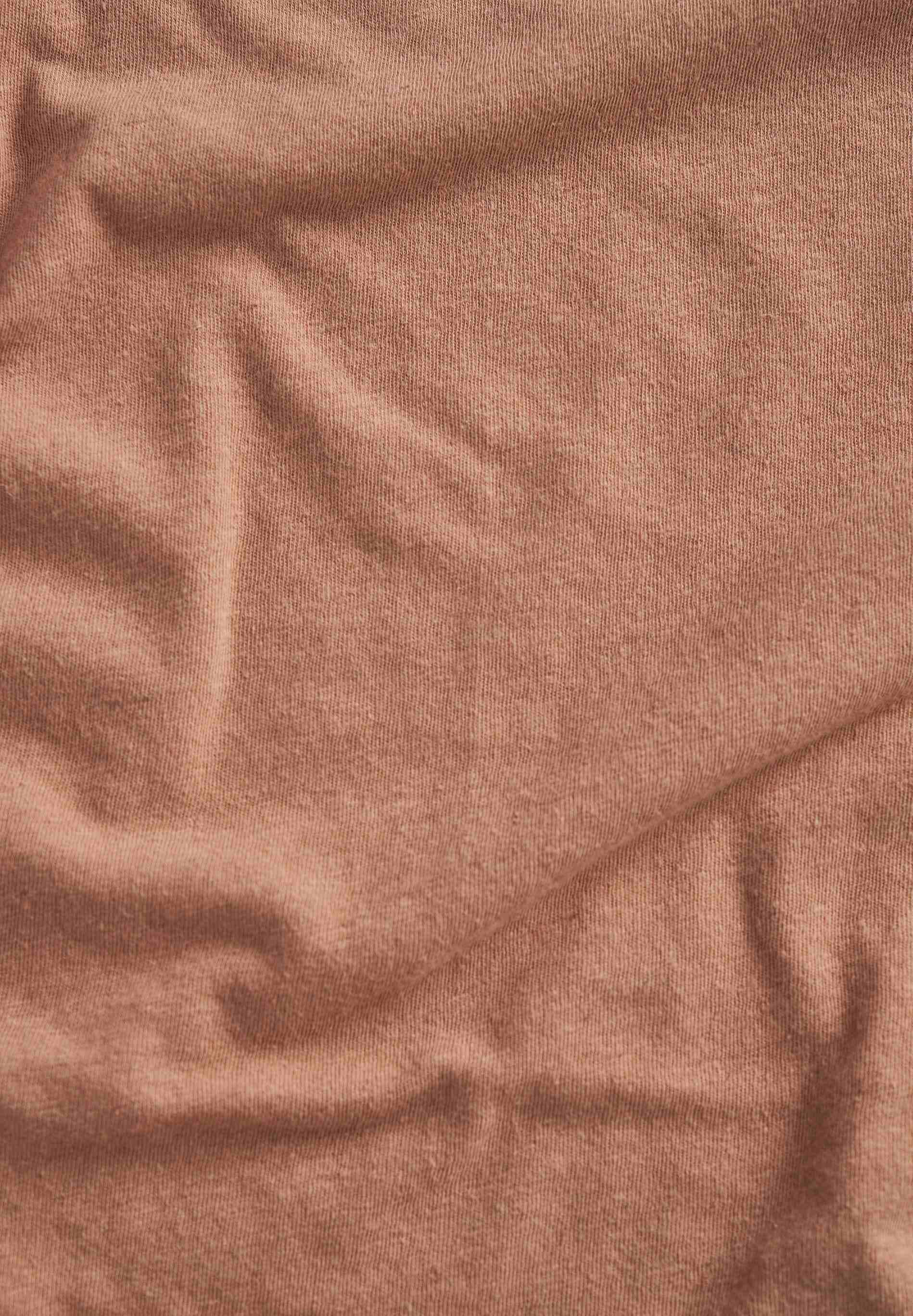 T-Shirt aus Bio-Baumwolle und Leinen