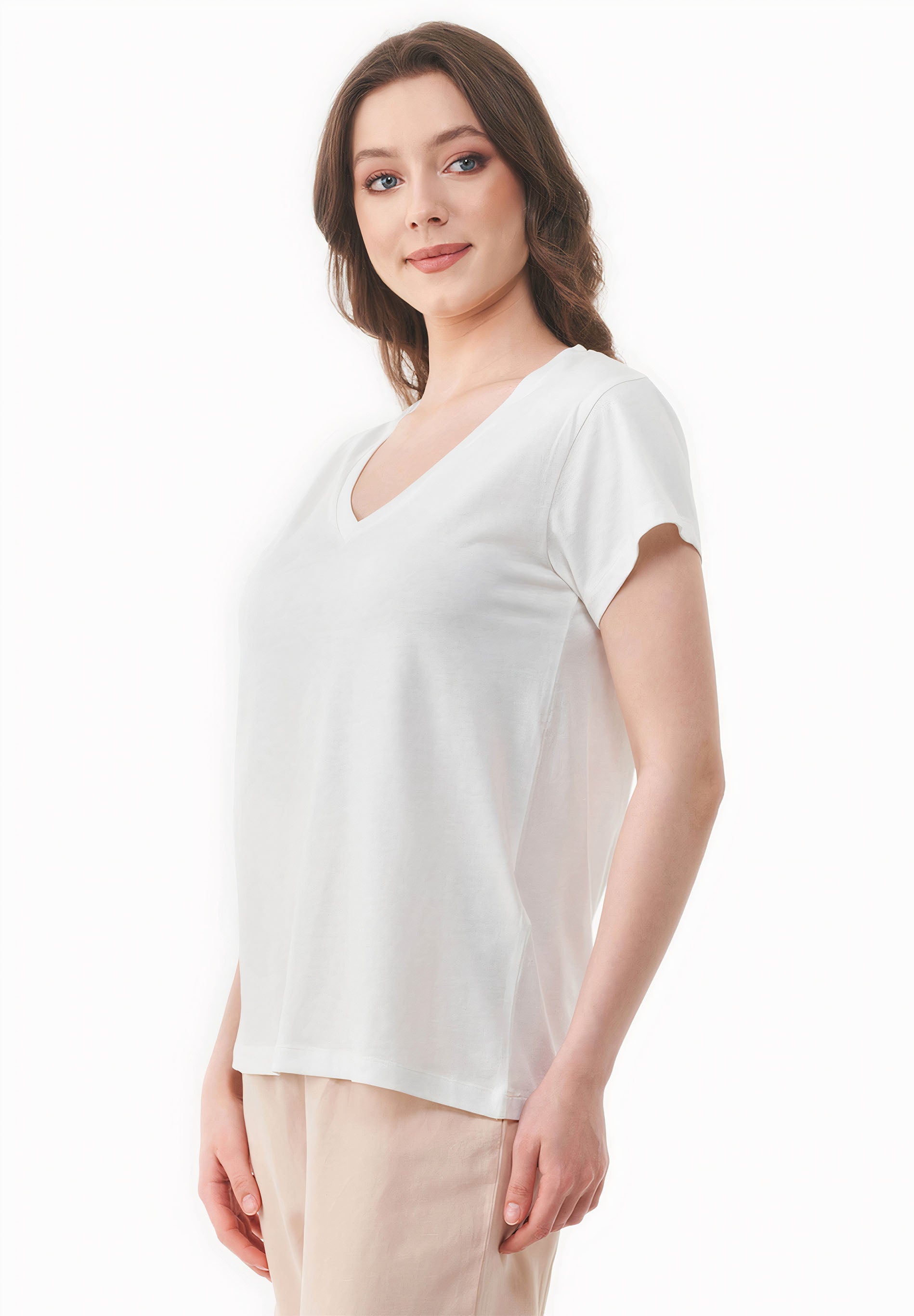 T-Shirt aus TENCEL™ Modal und Bio-Baumwolle