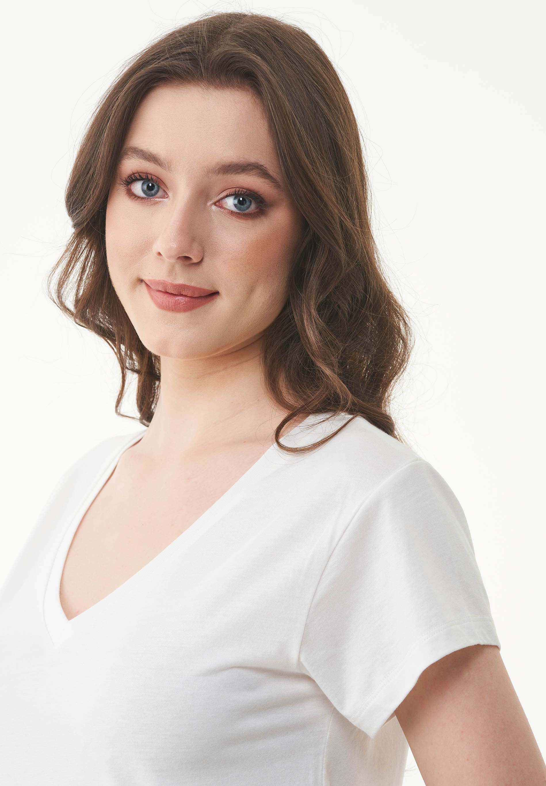 T-Shirt aus TENCEL™ Modal und Bio-Baumwolle