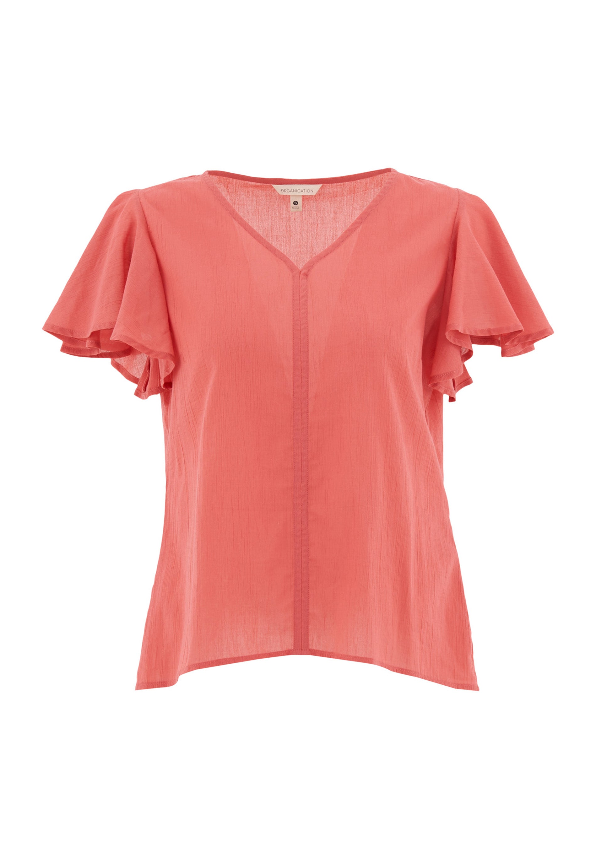 Bluse aus Bio-Baumwoll-Voile