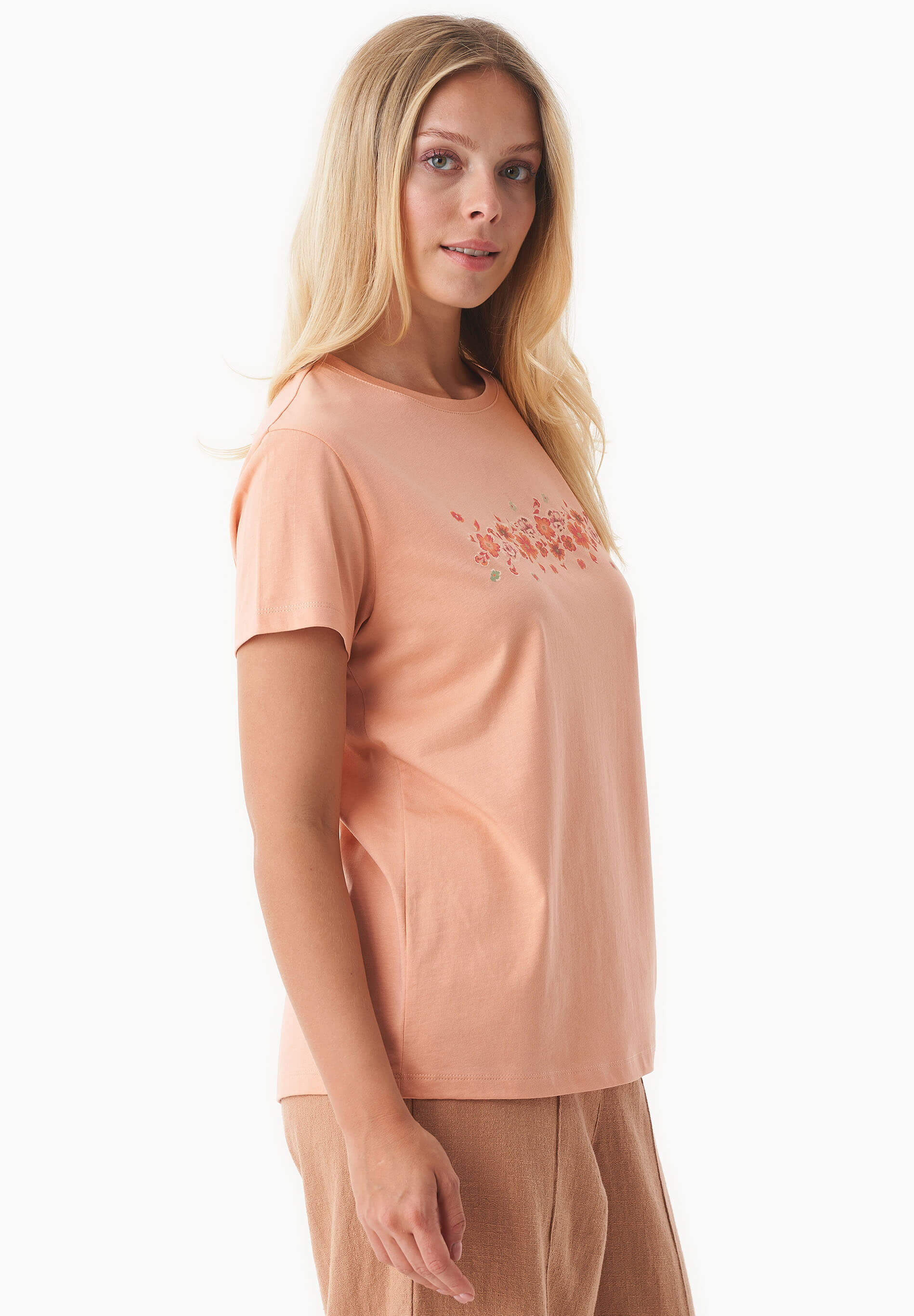 T-Shirt aus Bio-Baumwolle mit Print