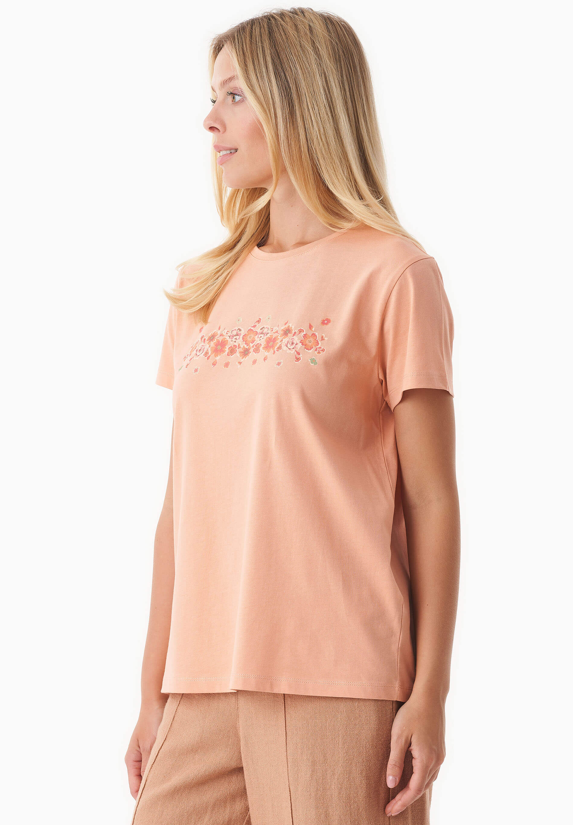 T-Shirt aus Bio-Baumwolle mit Print