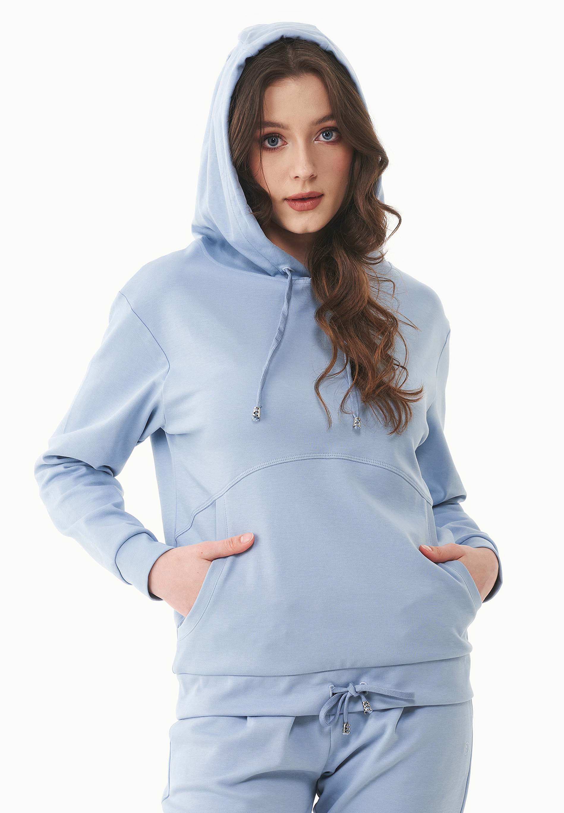 Leichte Hoodie aus Bio-Baumwolle