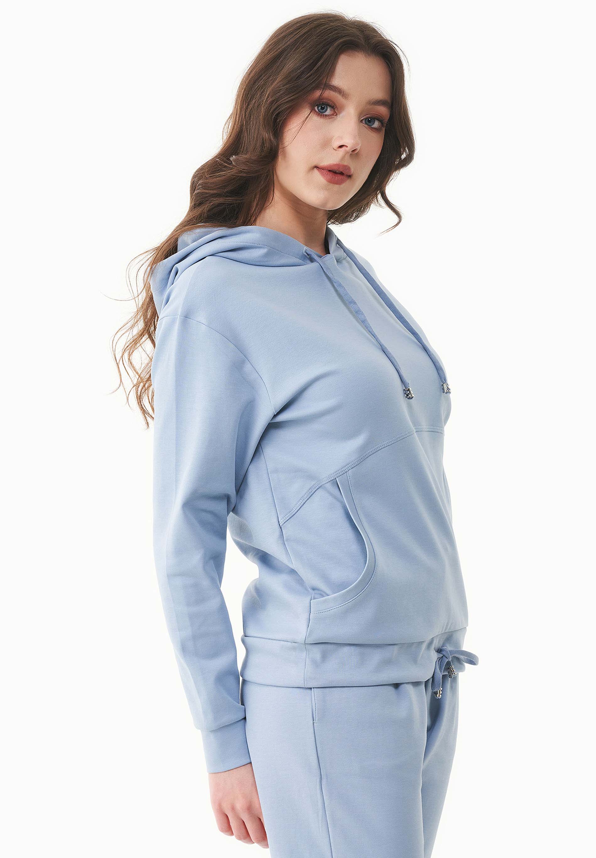 Leichte Hoodie aus Bio-Baumwolle