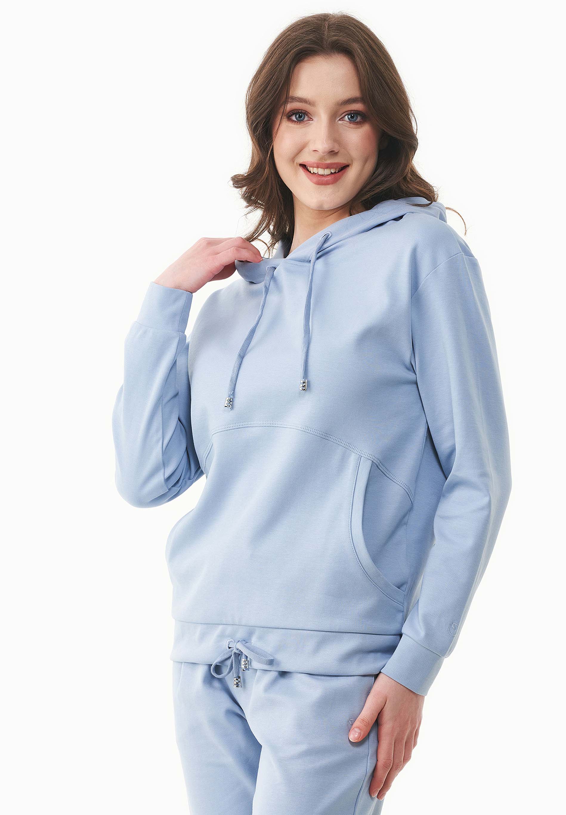 Leichte Hoodie aus Bio-Baumwolle