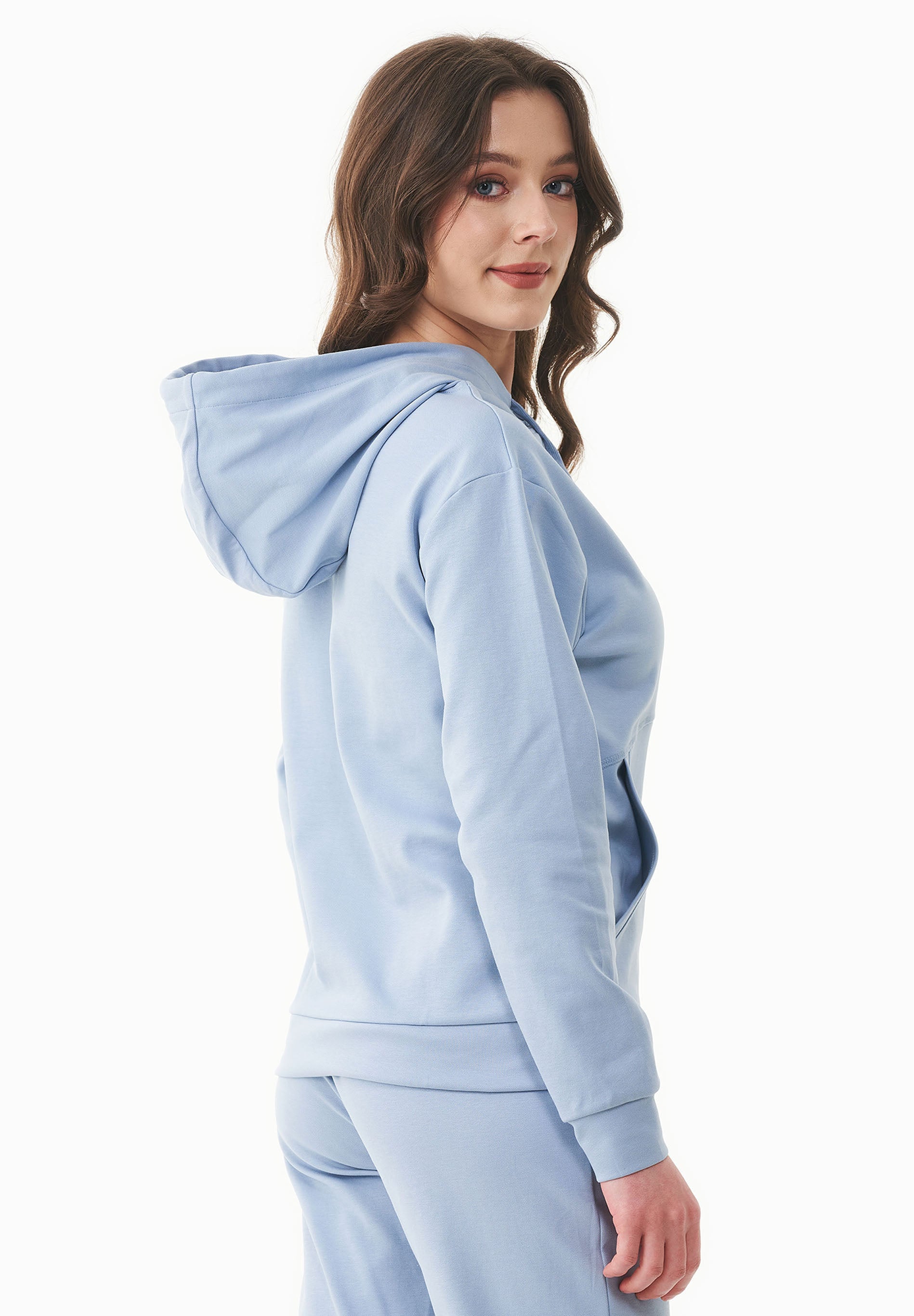 Leichte Hoodie aus Bio-Baumwolle
