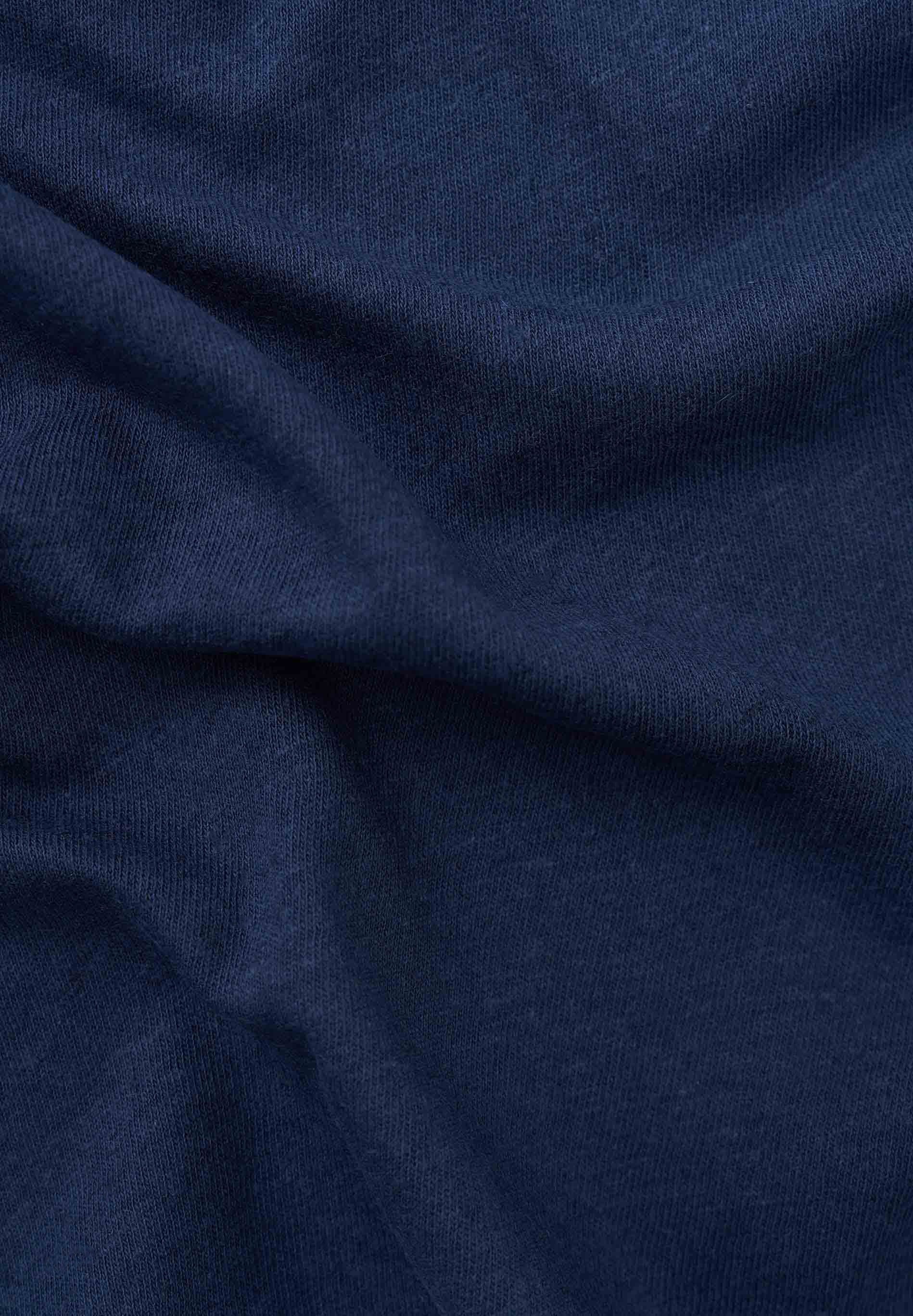 Jerseykleid aus Bio-Baumwolle und Leinen