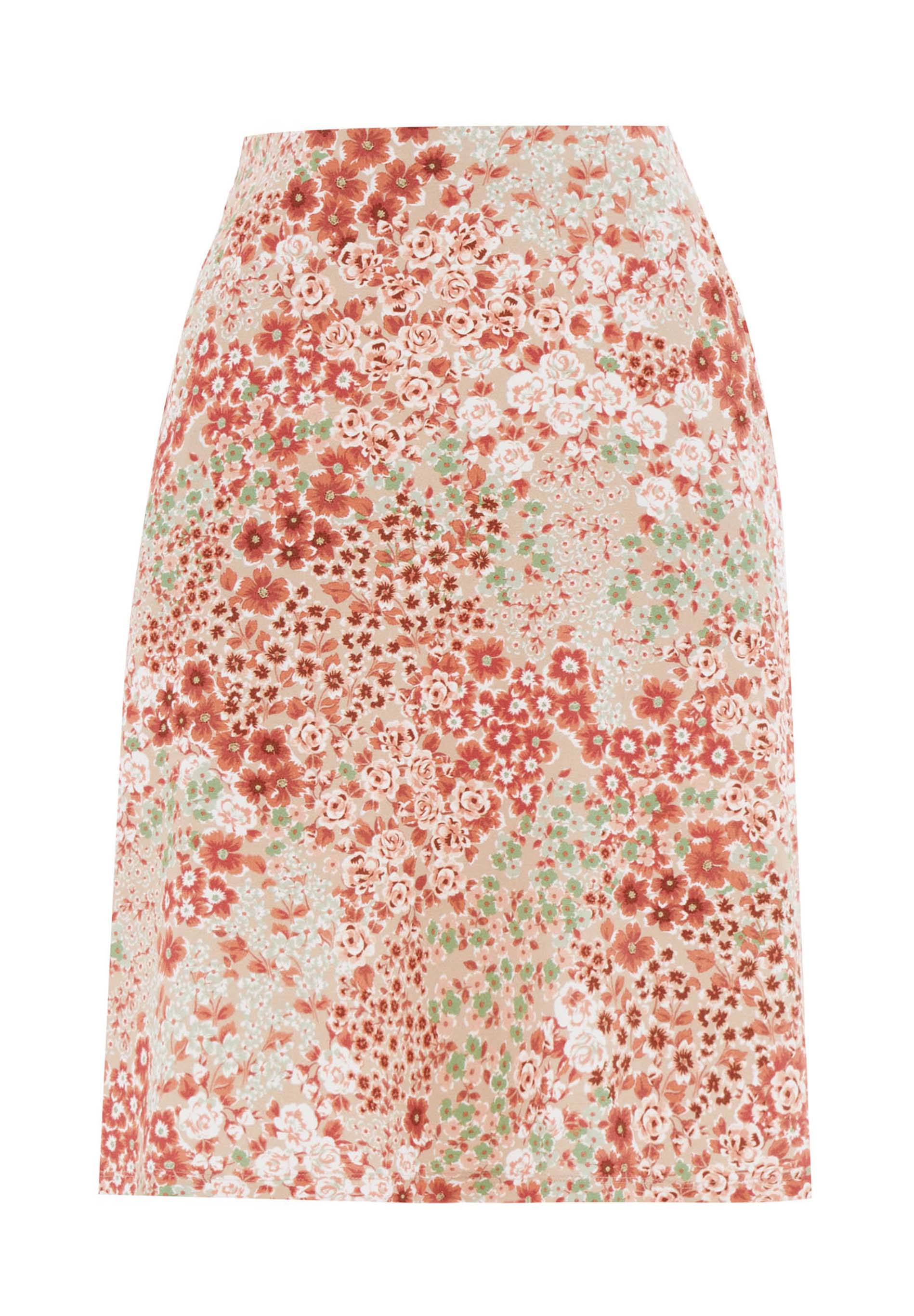 Jerseyrock aus LENZING™ ECOVERO™ mit Blumenmuster