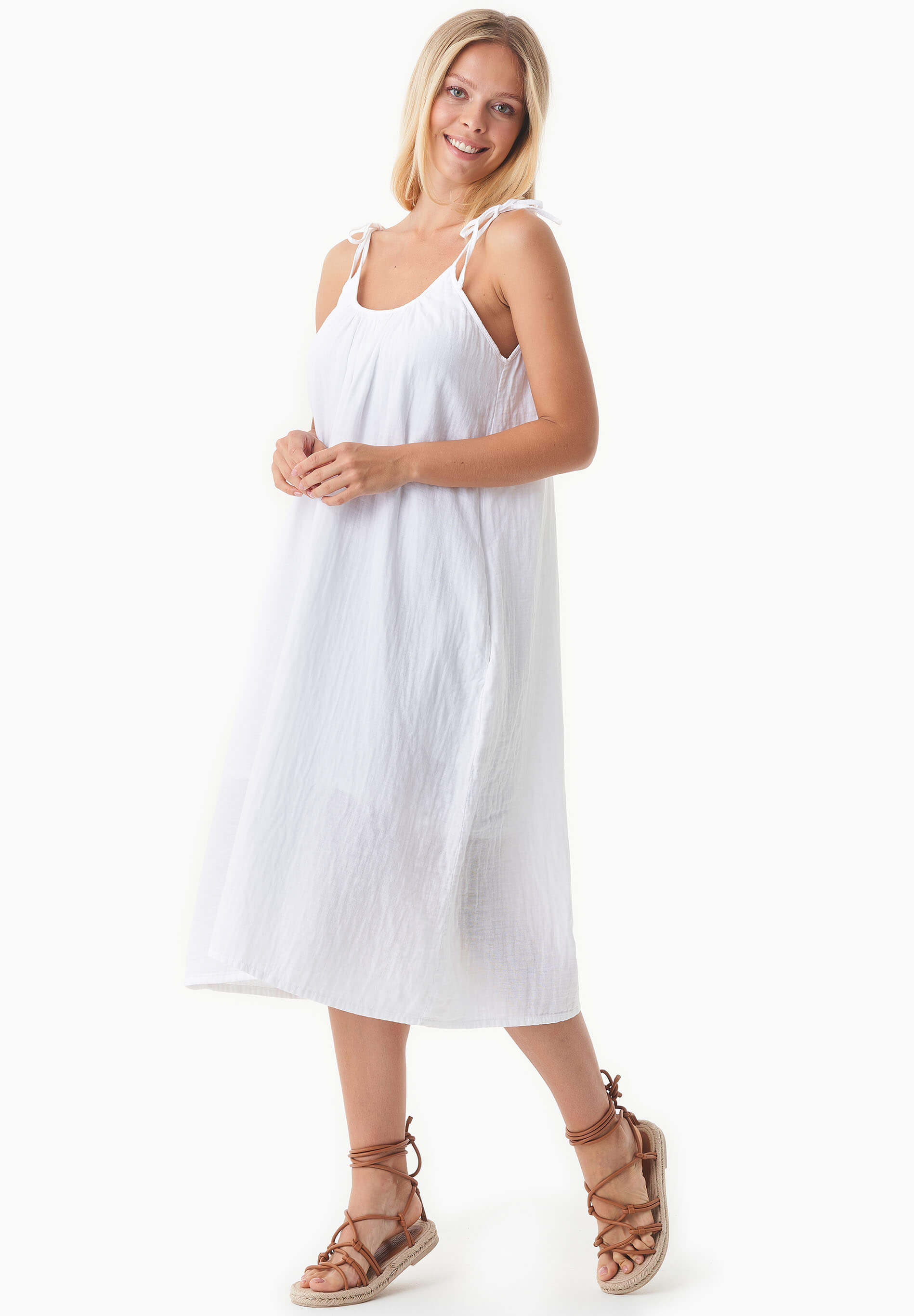 Musselin Kleid aus Bio-Baumwolle