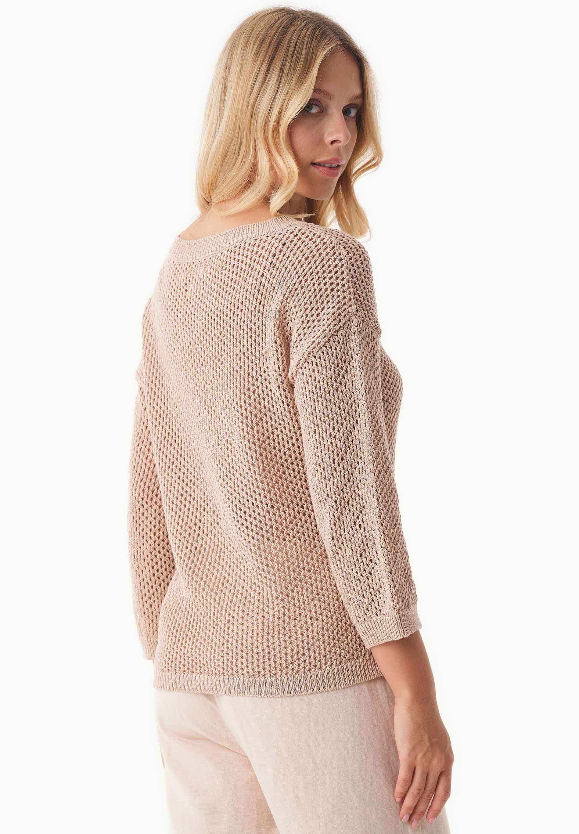 Strickpullover aus Bio-Baumwolle