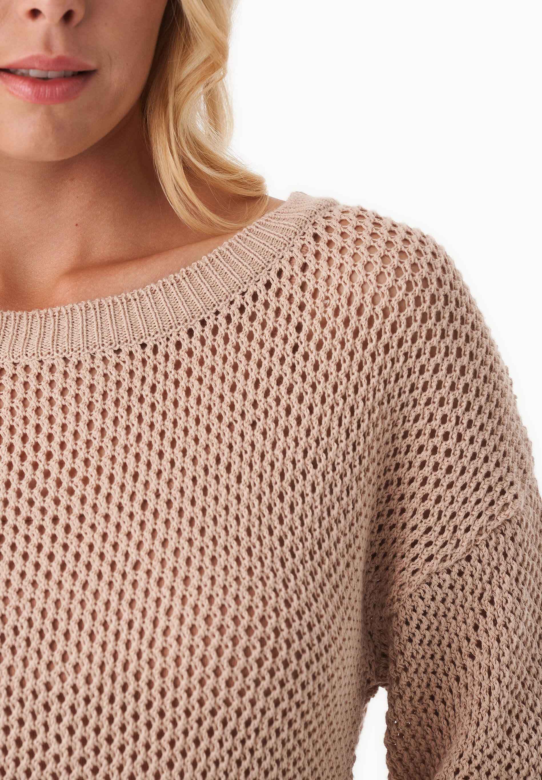 Strickpullover aus Bio-Baumwolle