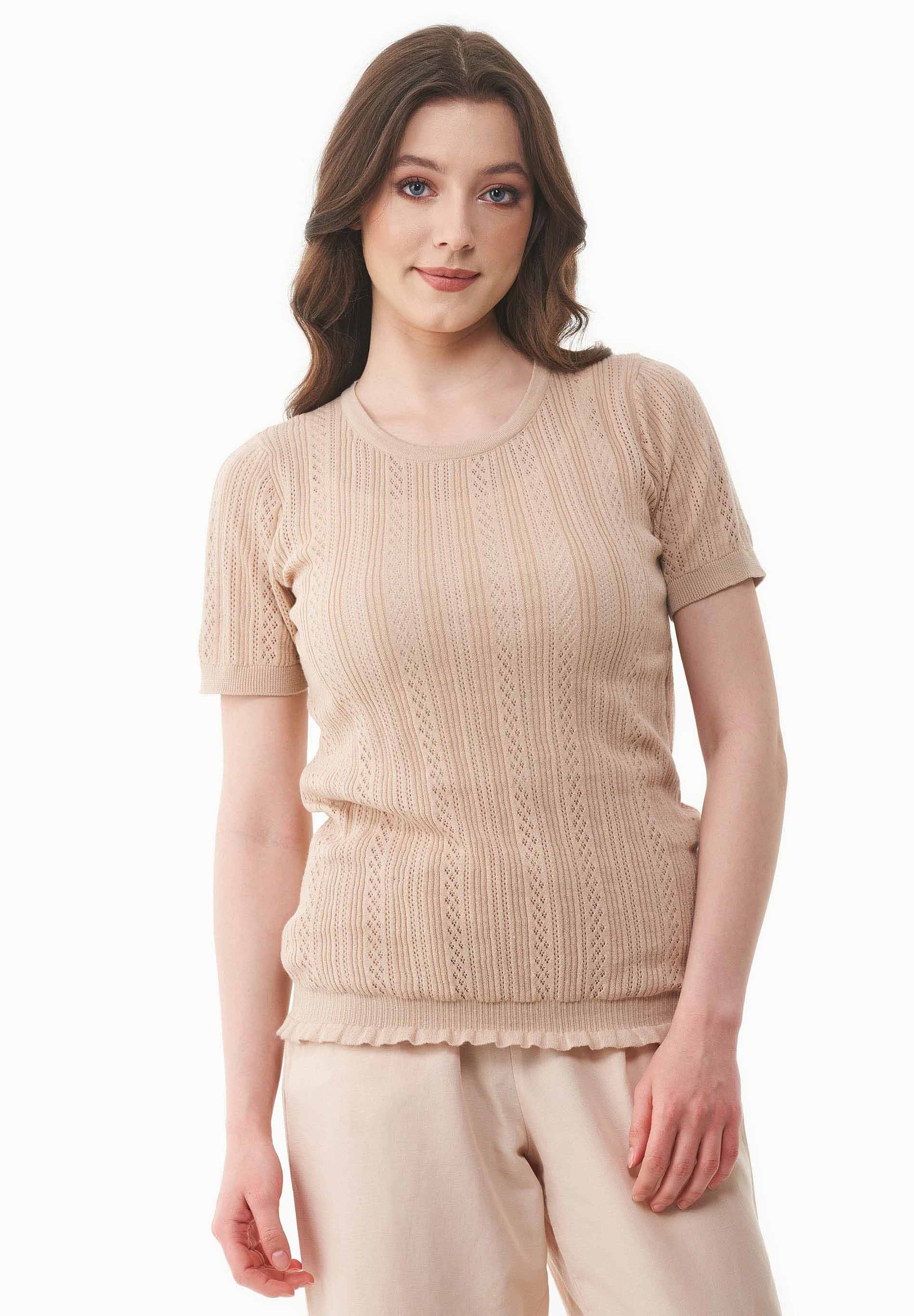 Strickpullover aus Bio-Baumwolle
