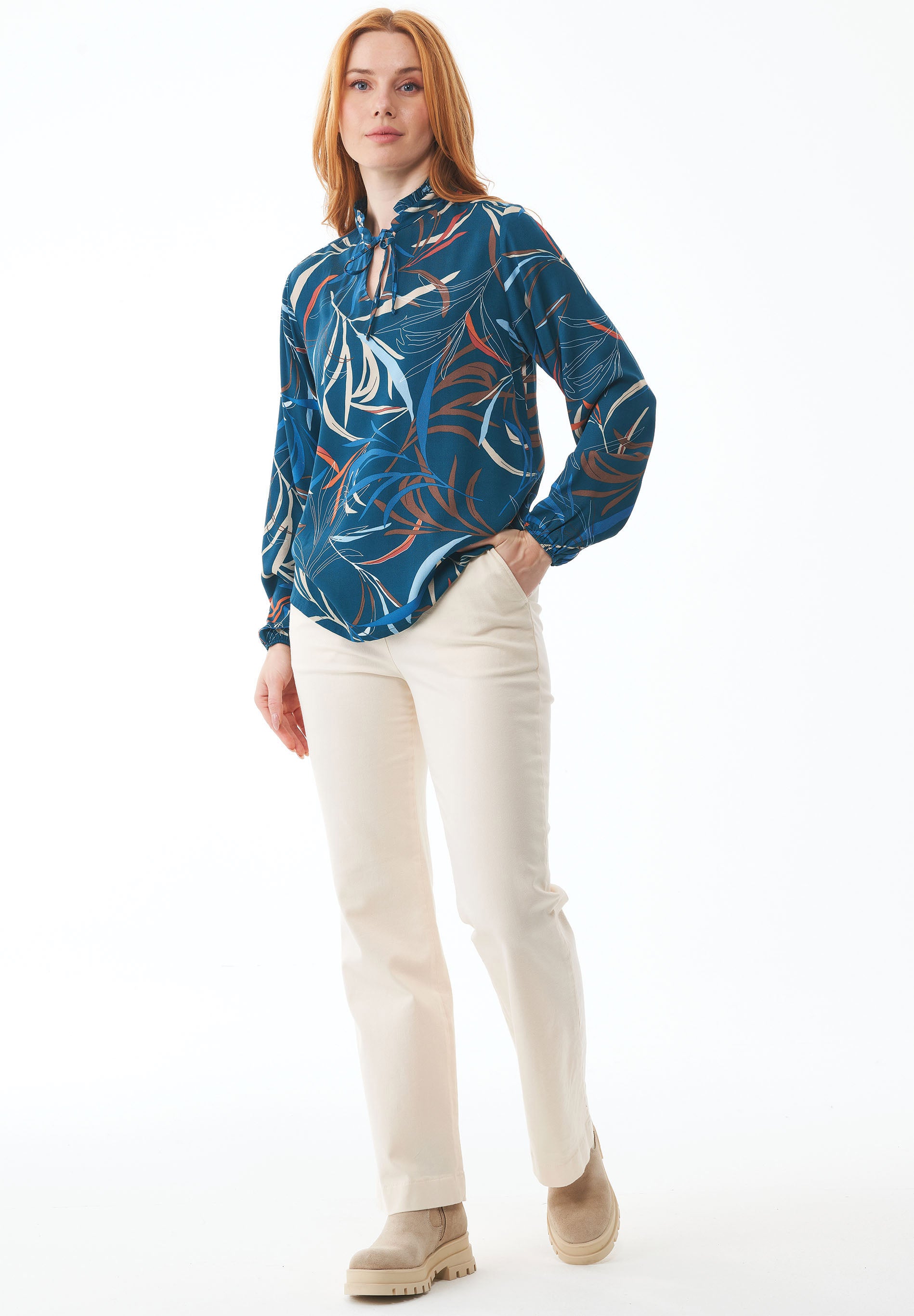 Hose aus TENCEL™ Lyocell und Bio-Baumwolle