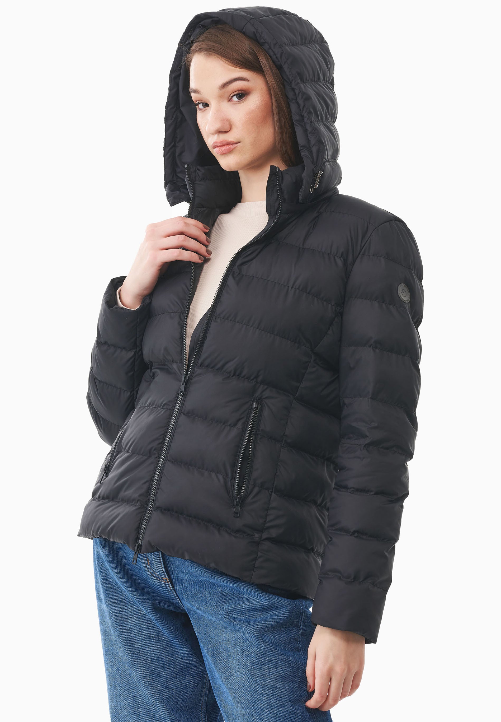 Pufferjacke aus recyceltem Polyester