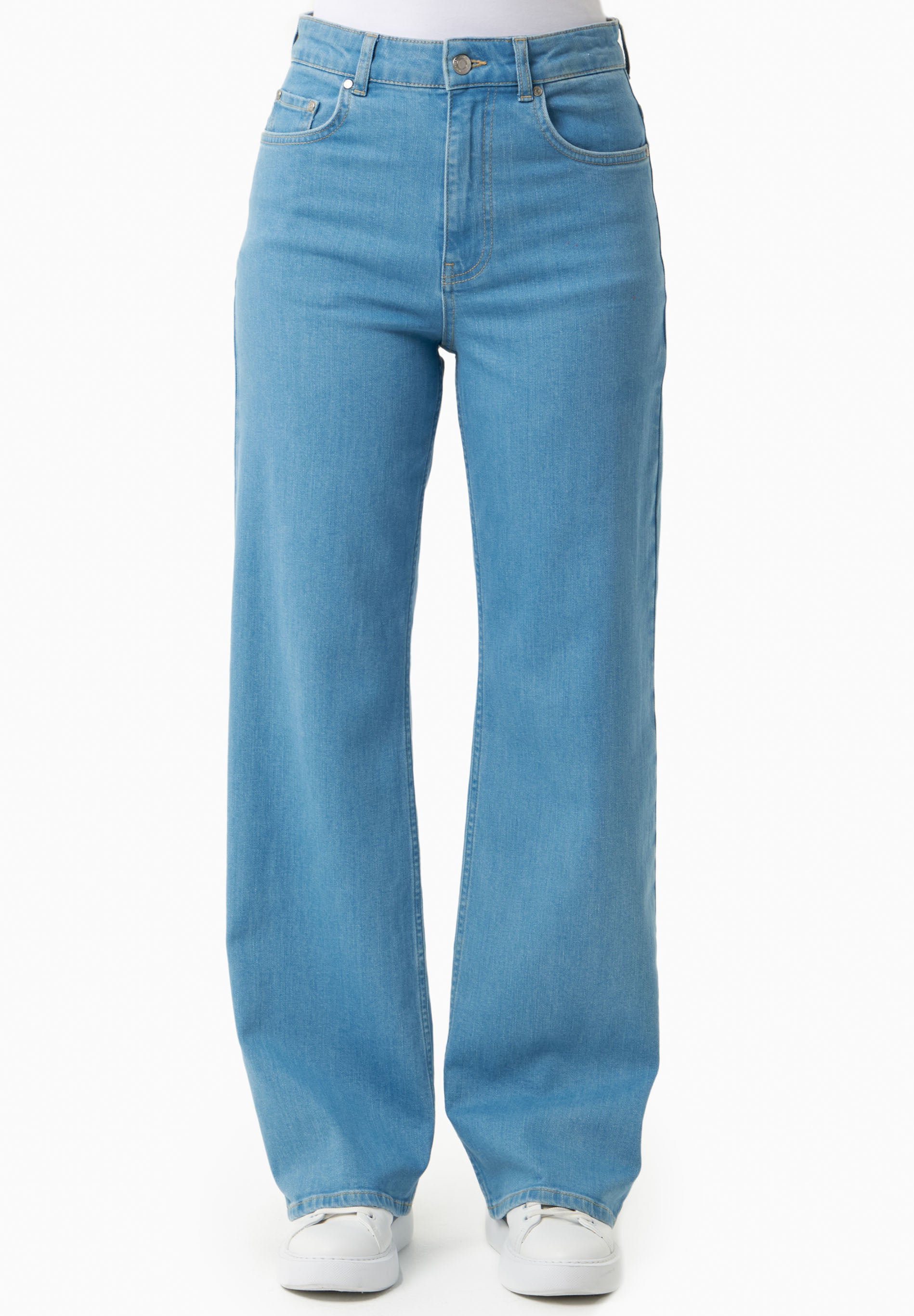 Jeans mit Geradem Schnitt aus Bio-Baumwolle