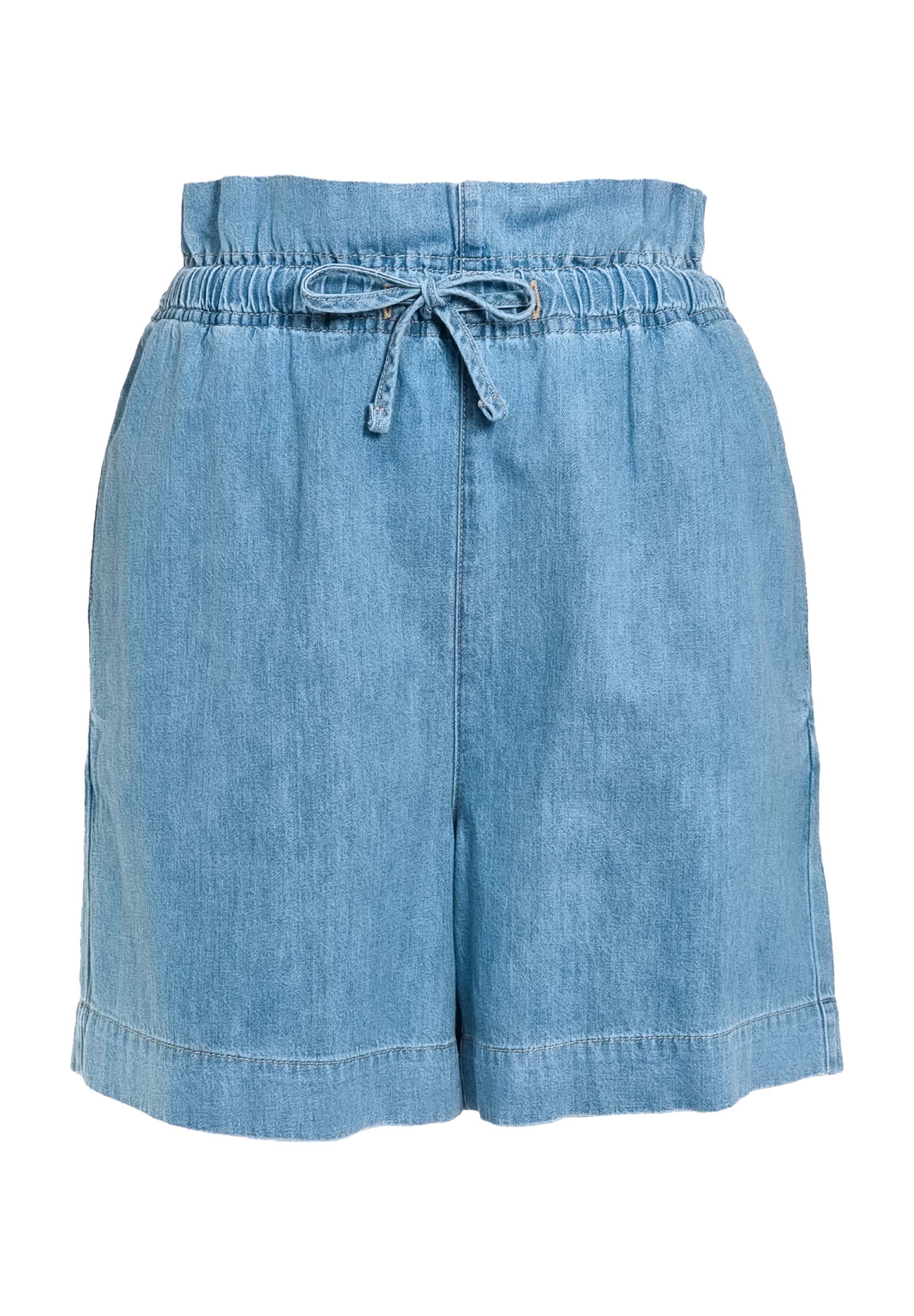 Shorts aus Bio-Baumwolle in Denim
