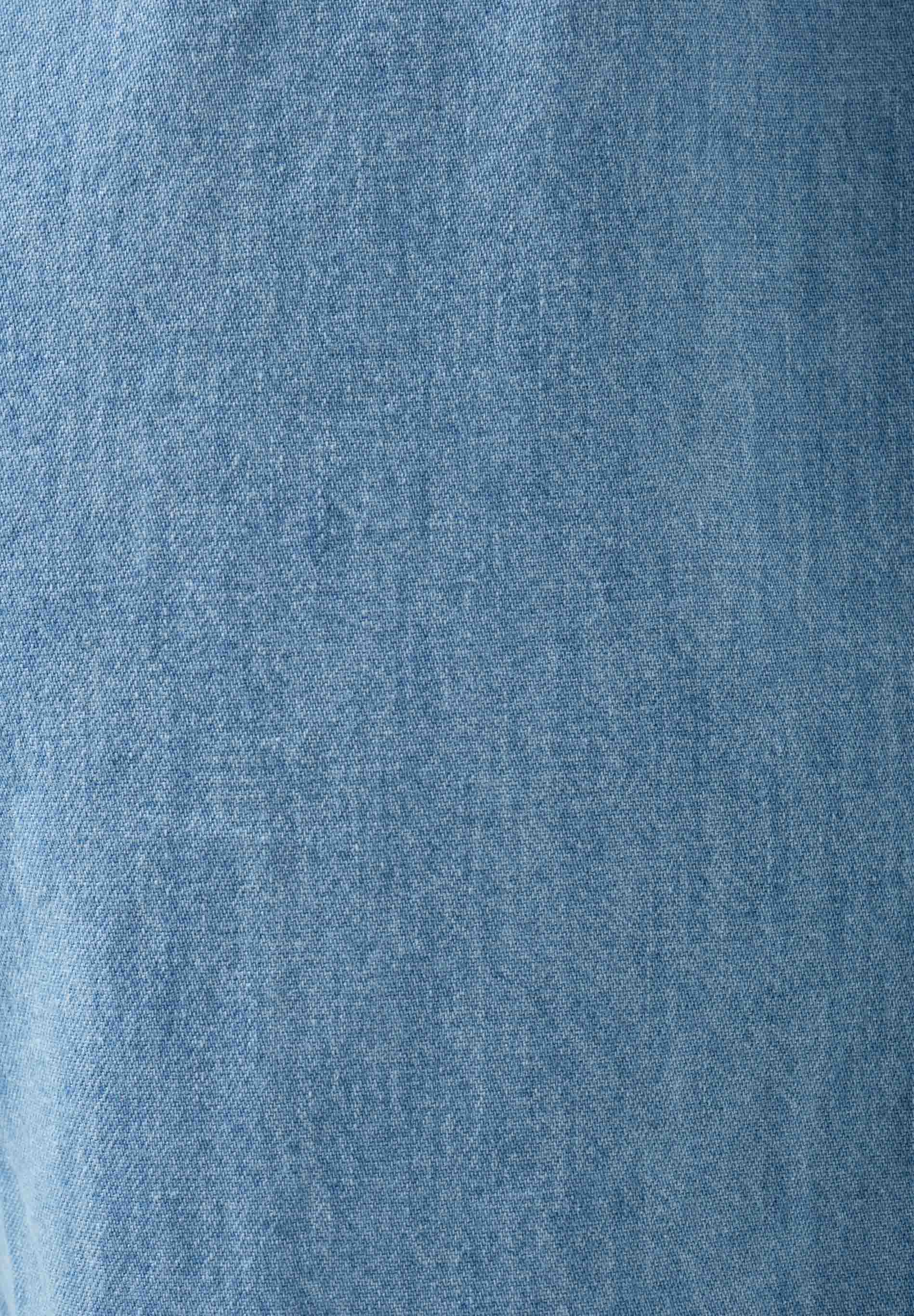 Shorts aus Bio-Baumwolle in Denim