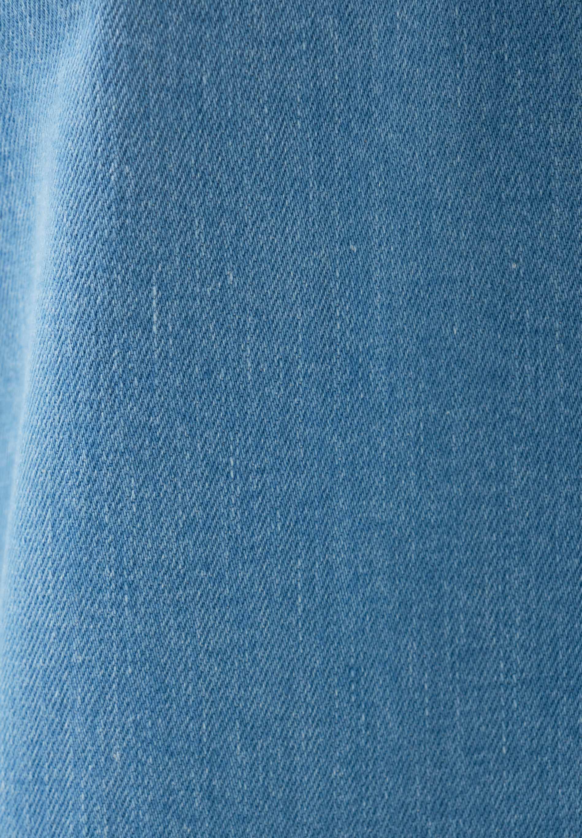 Jeans mit Weitem Bein aus Bio-Baumwolle